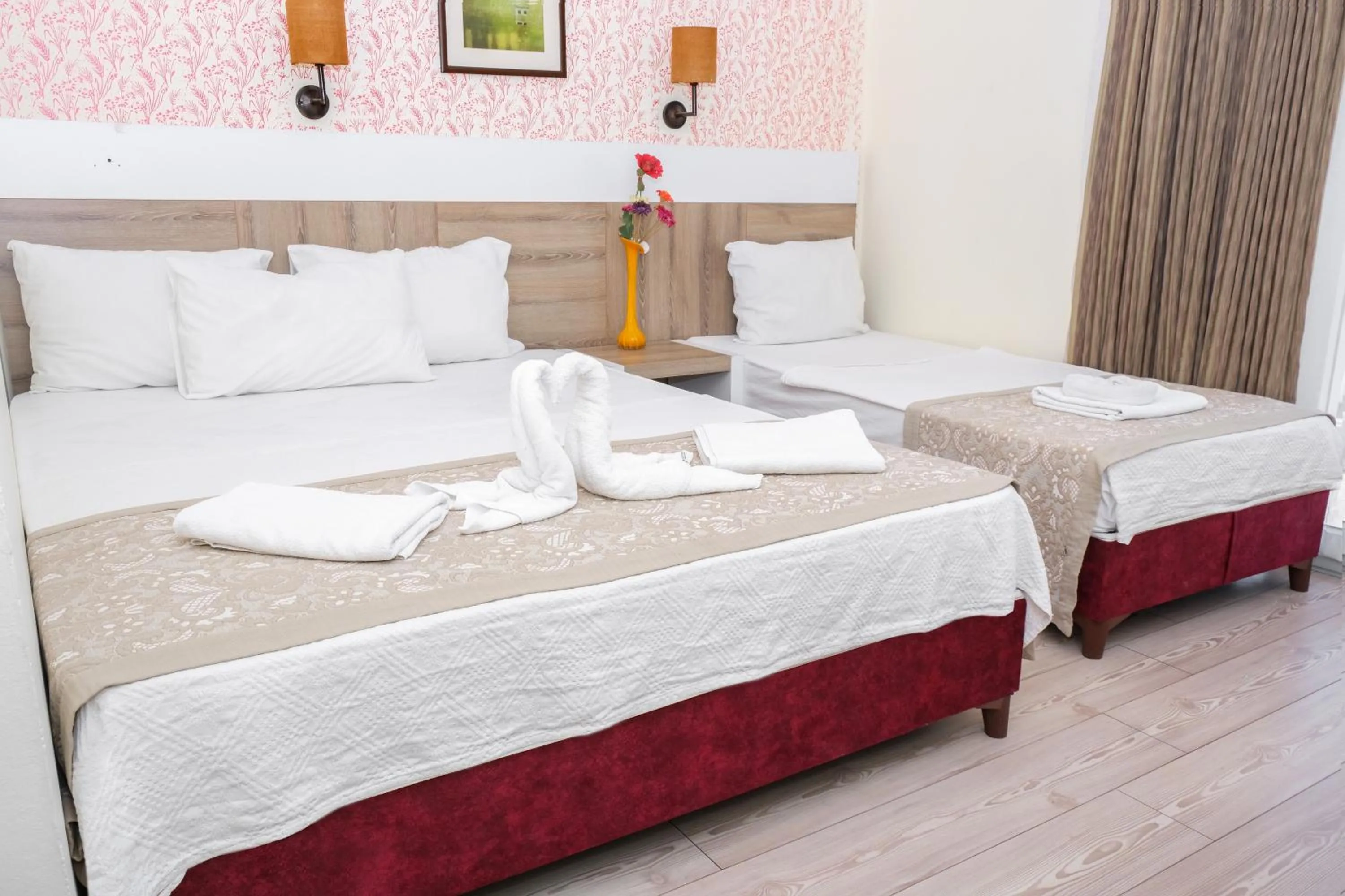 Bed in Beldibi Beach Hotel