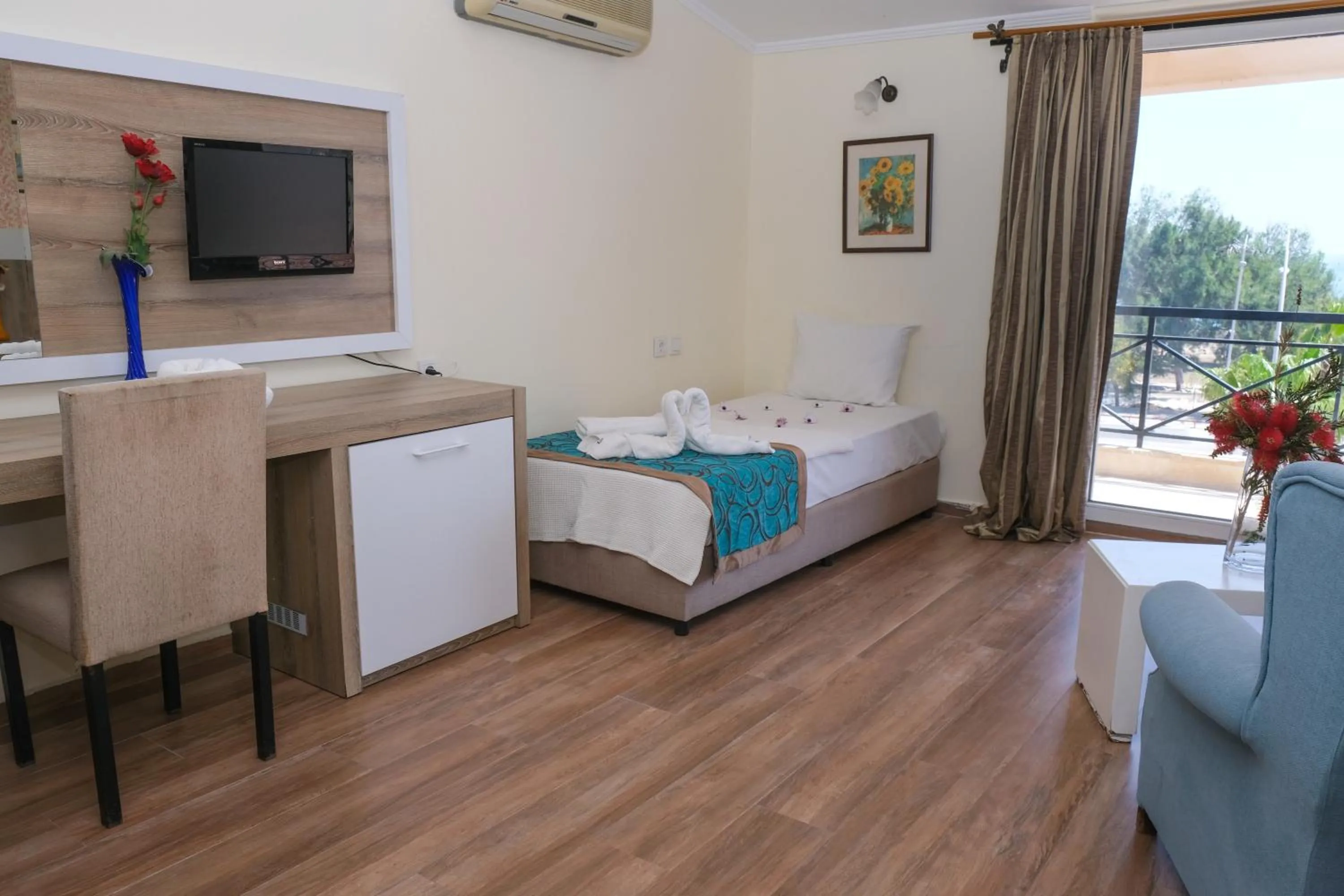 Bed in Beldibi Beach Hotel