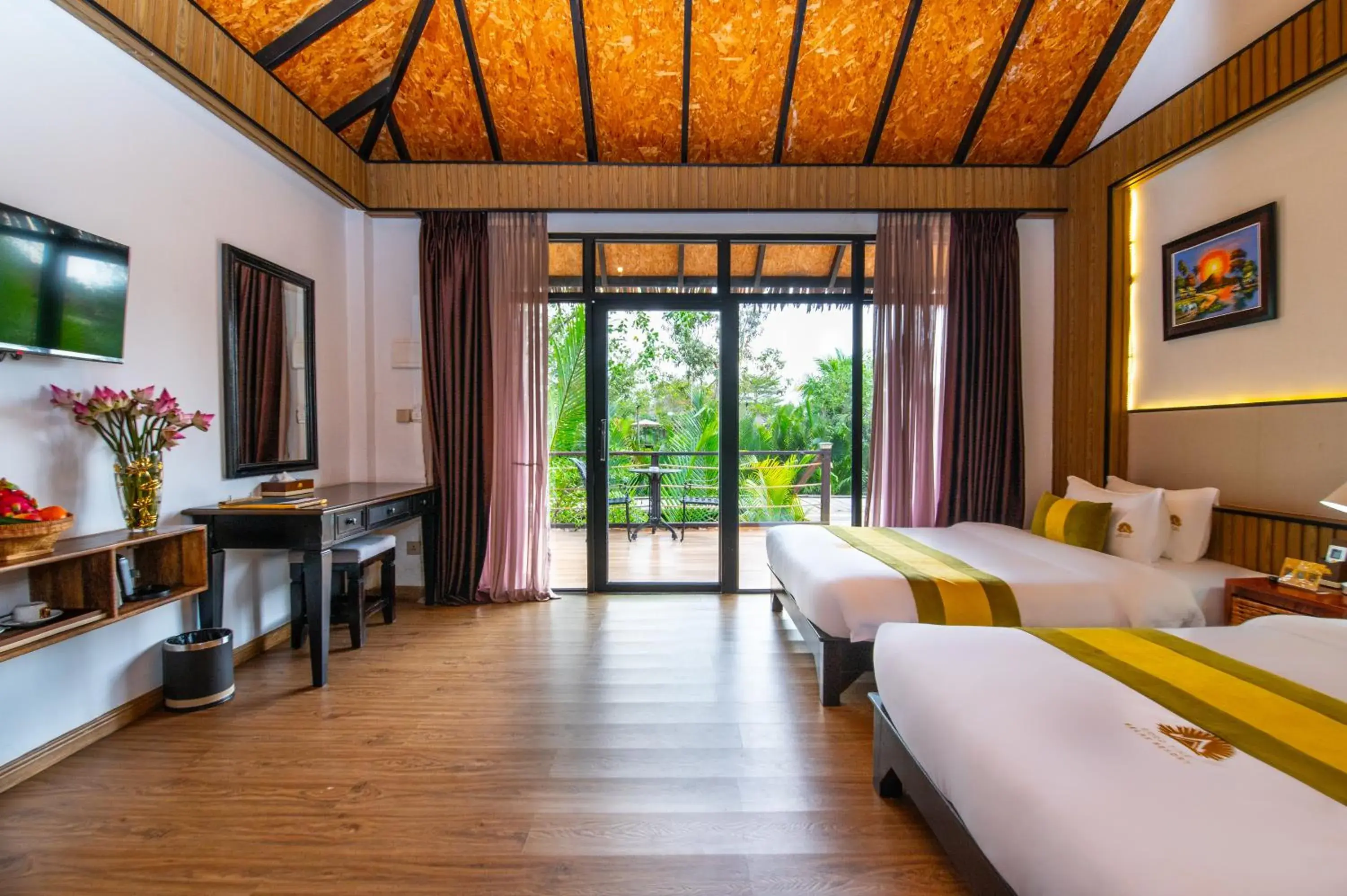 Grand Bungalow Twin Garden View - Free City Shuttle Service in Good Time Relax Resort Grand Bungalow Twin Garden View - Free City Shuttle Service in Good Time Relax Resort