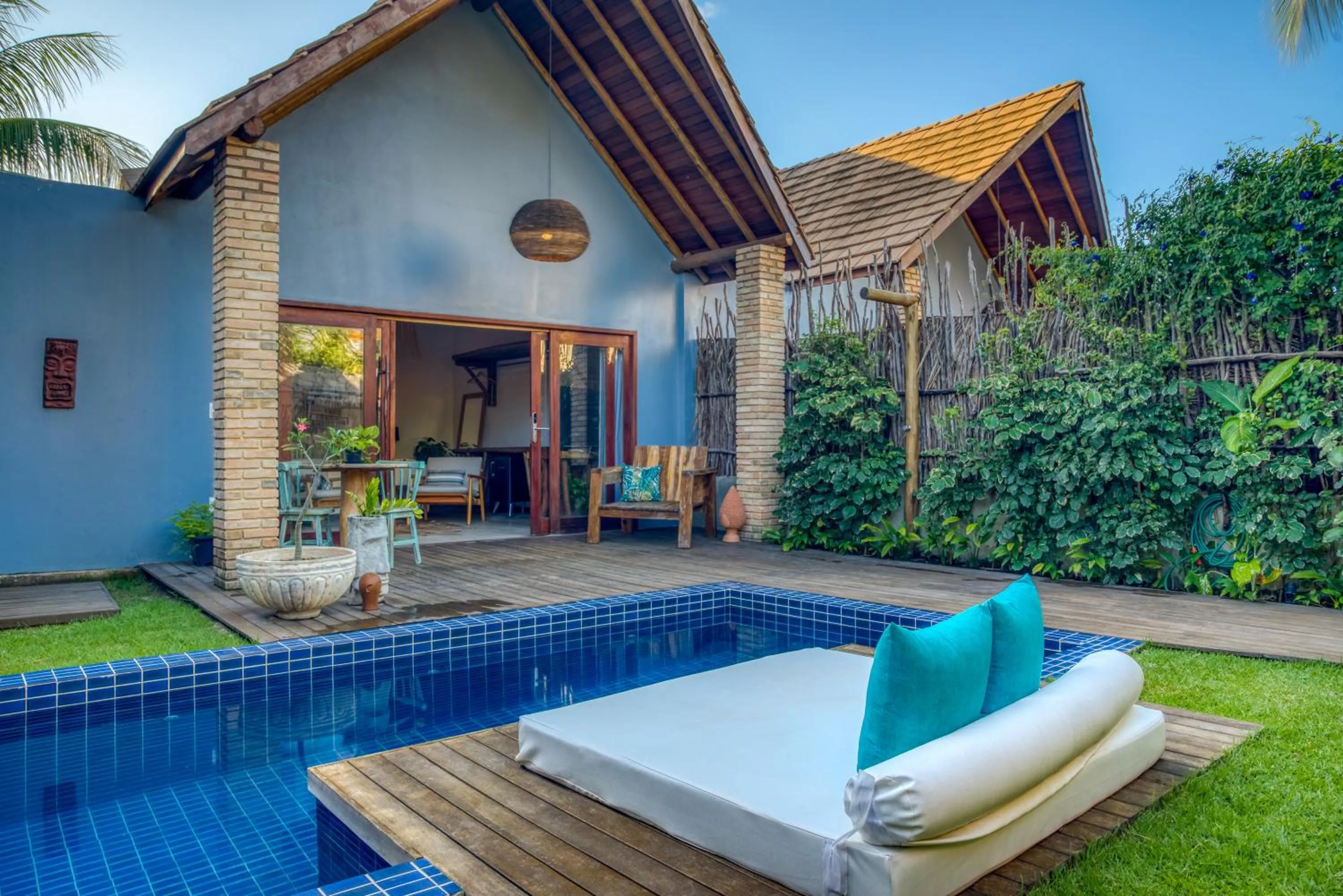 Patio in Villa Pantai Boutique Hotel Maragogi