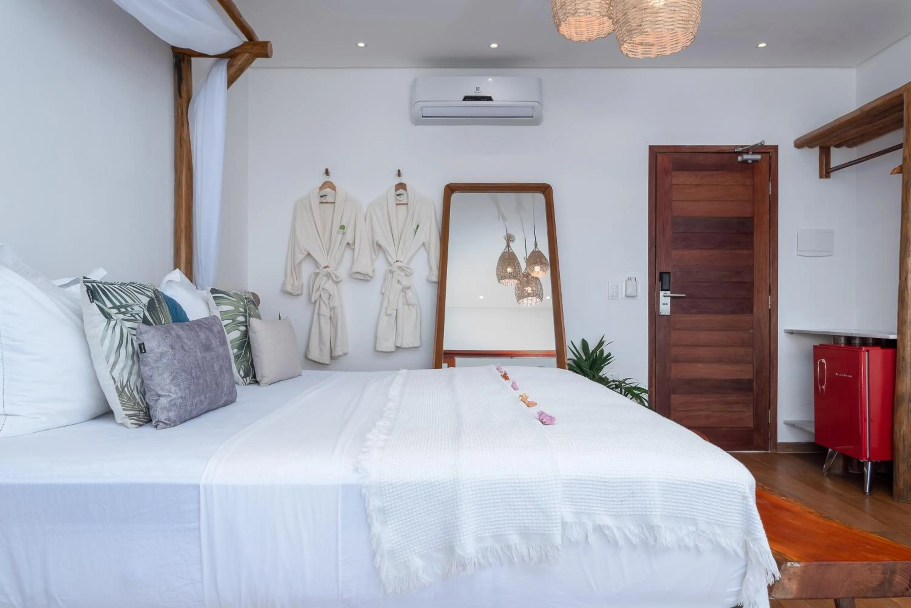 Bed in Villa Pantai Boutique Hotel Maragogi