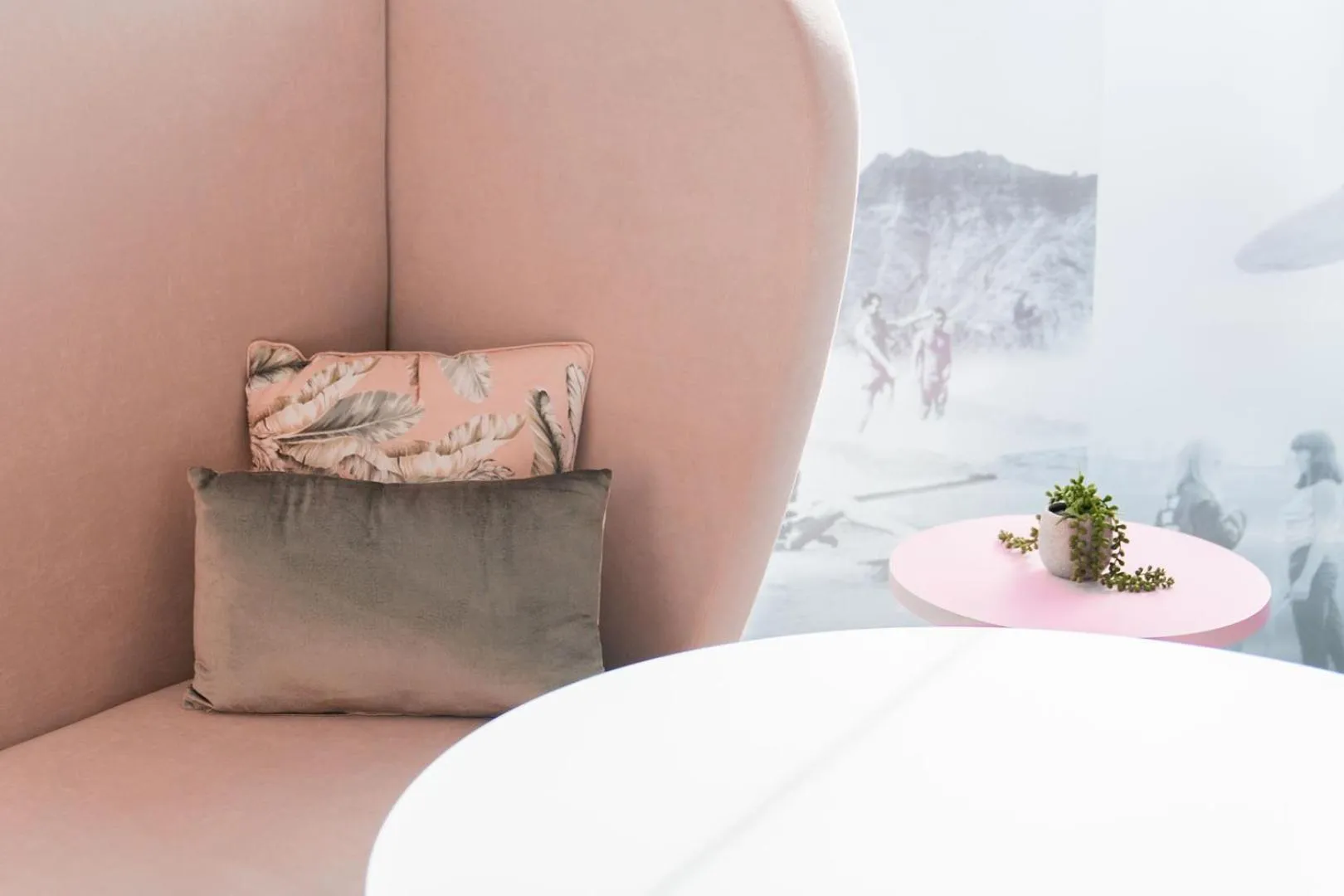 Seating area, Bed in Vali by Village