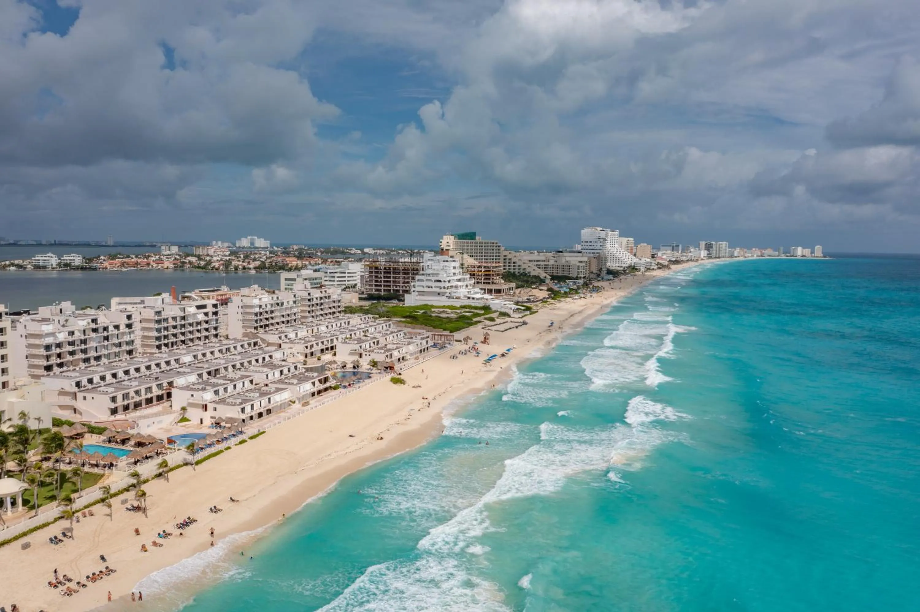 Property building in Amazing Caribbean Ocean view at Villas Marlin in Cancun