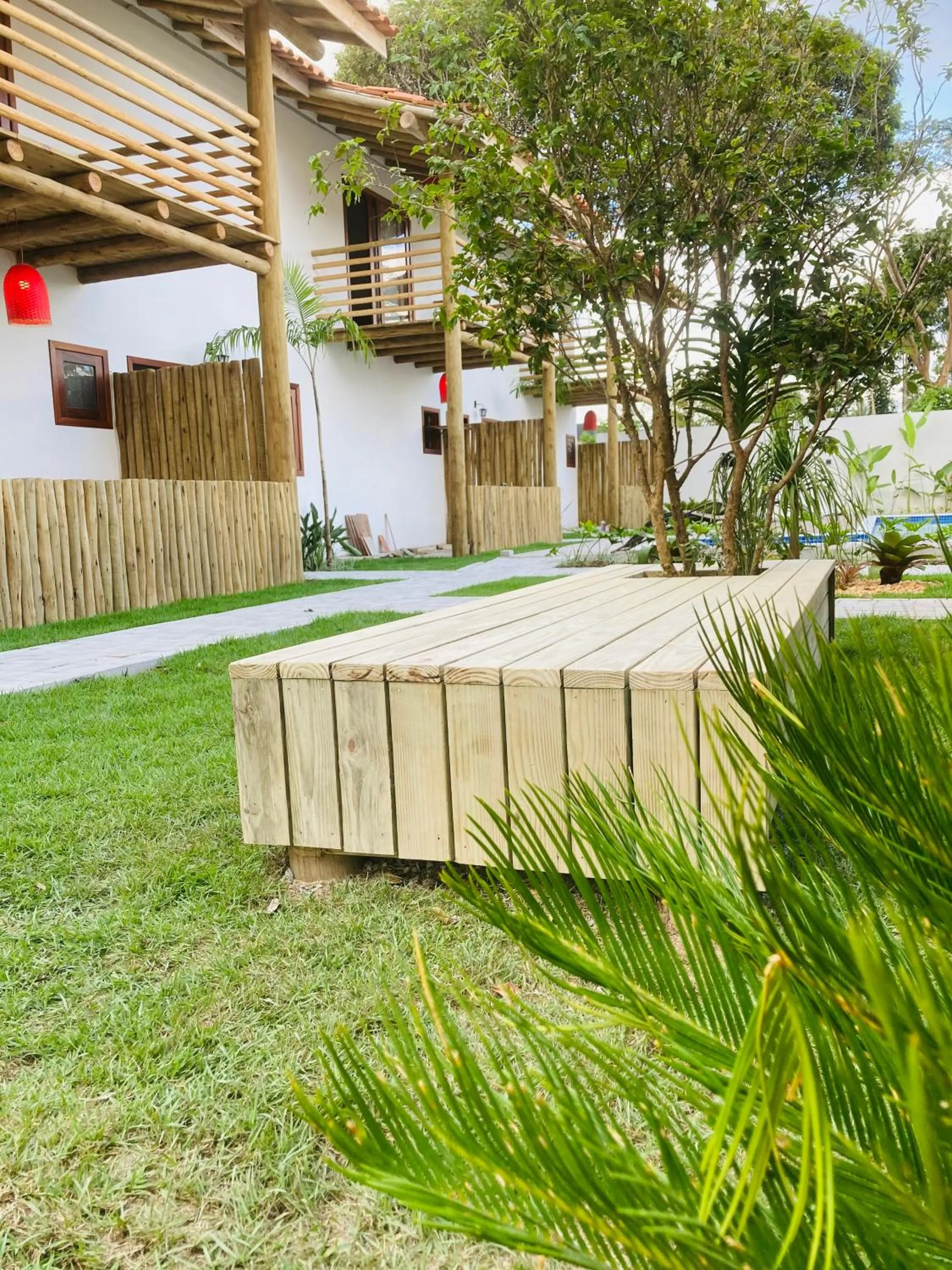 Garden in Pousada Vila Mangaba