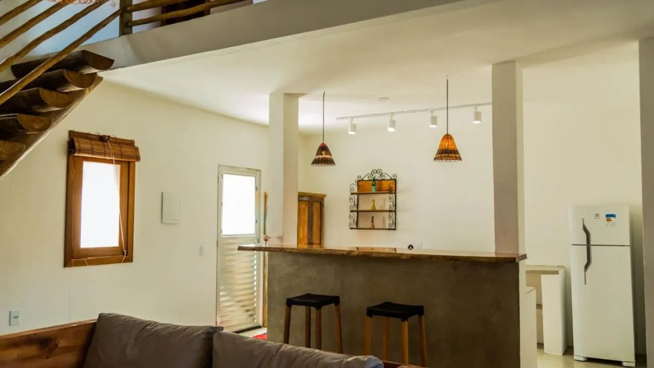 kitchen in Pousada Vila Mangaba
