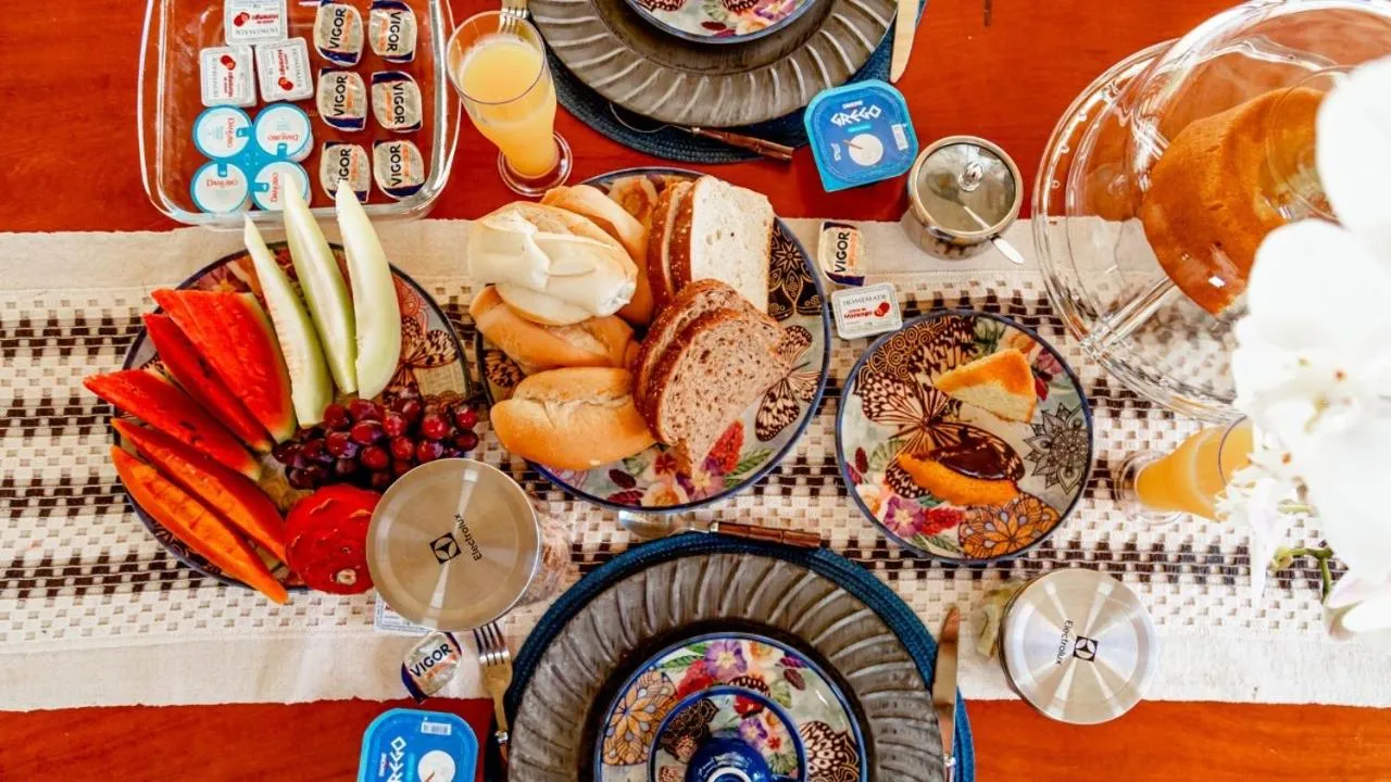 Breakfast in Pousada Vila Mangaba