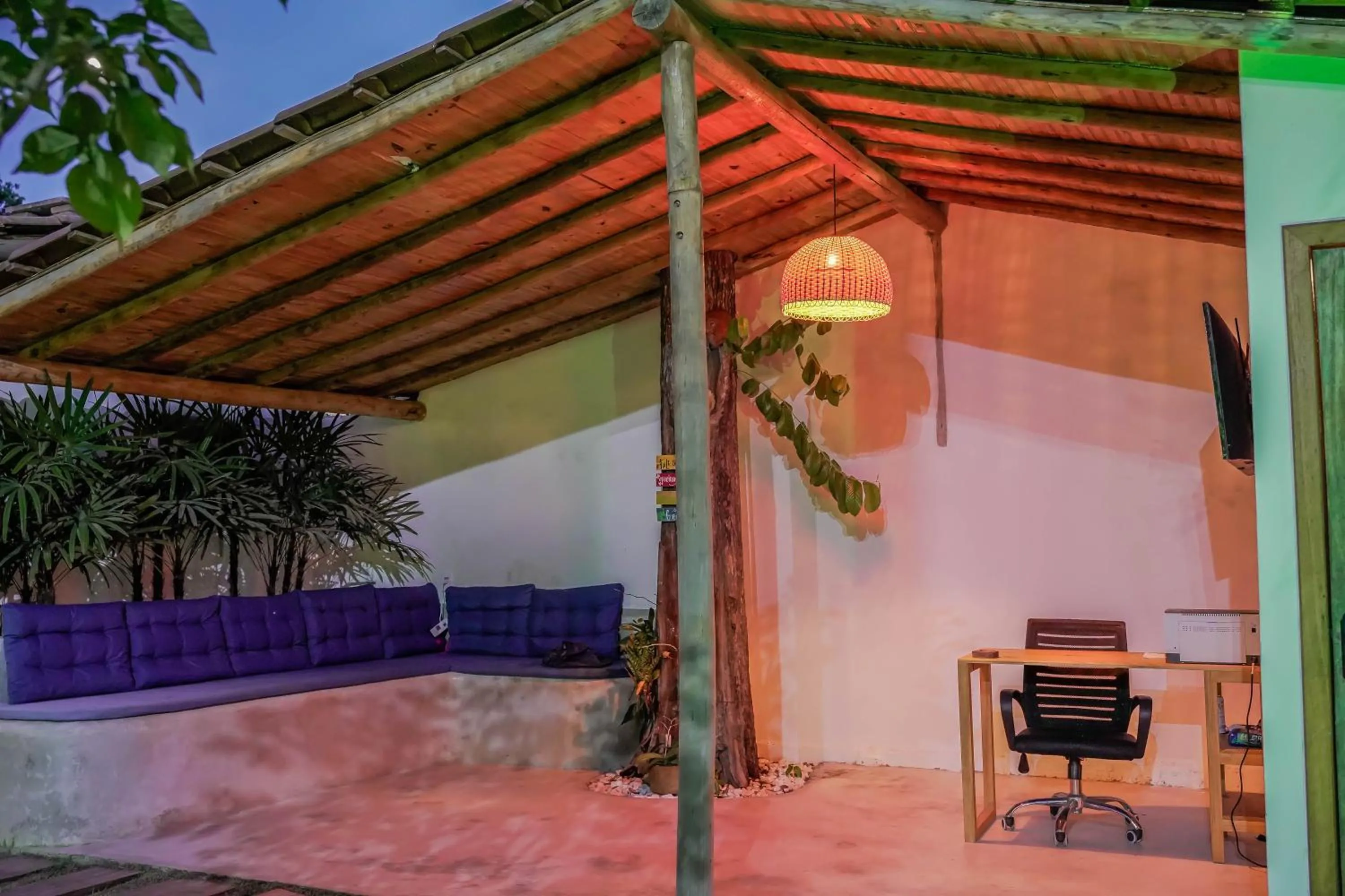 Balcony/Terrace in Pousada Vila Mangaba