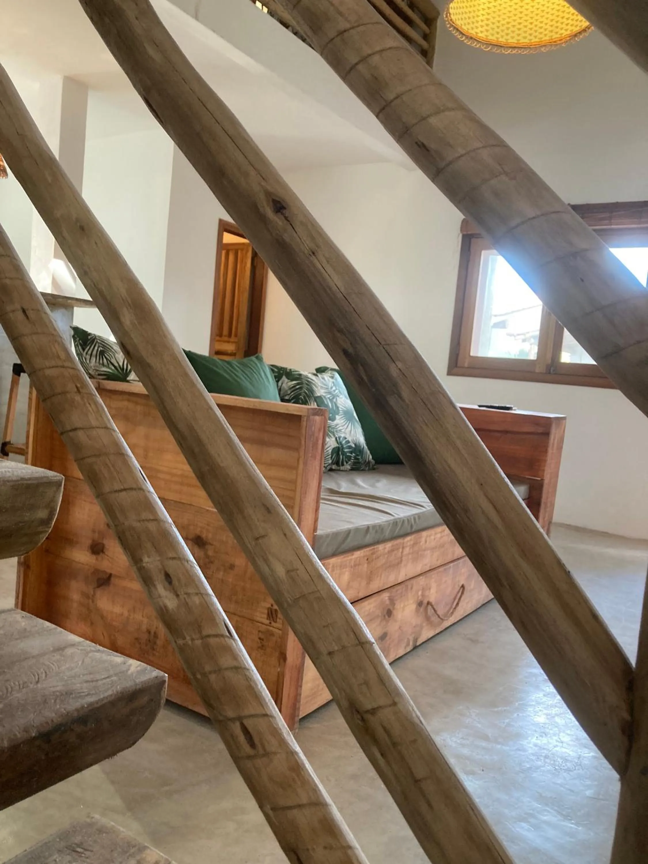 Living room, Bed in Pousada Vila Mangaba