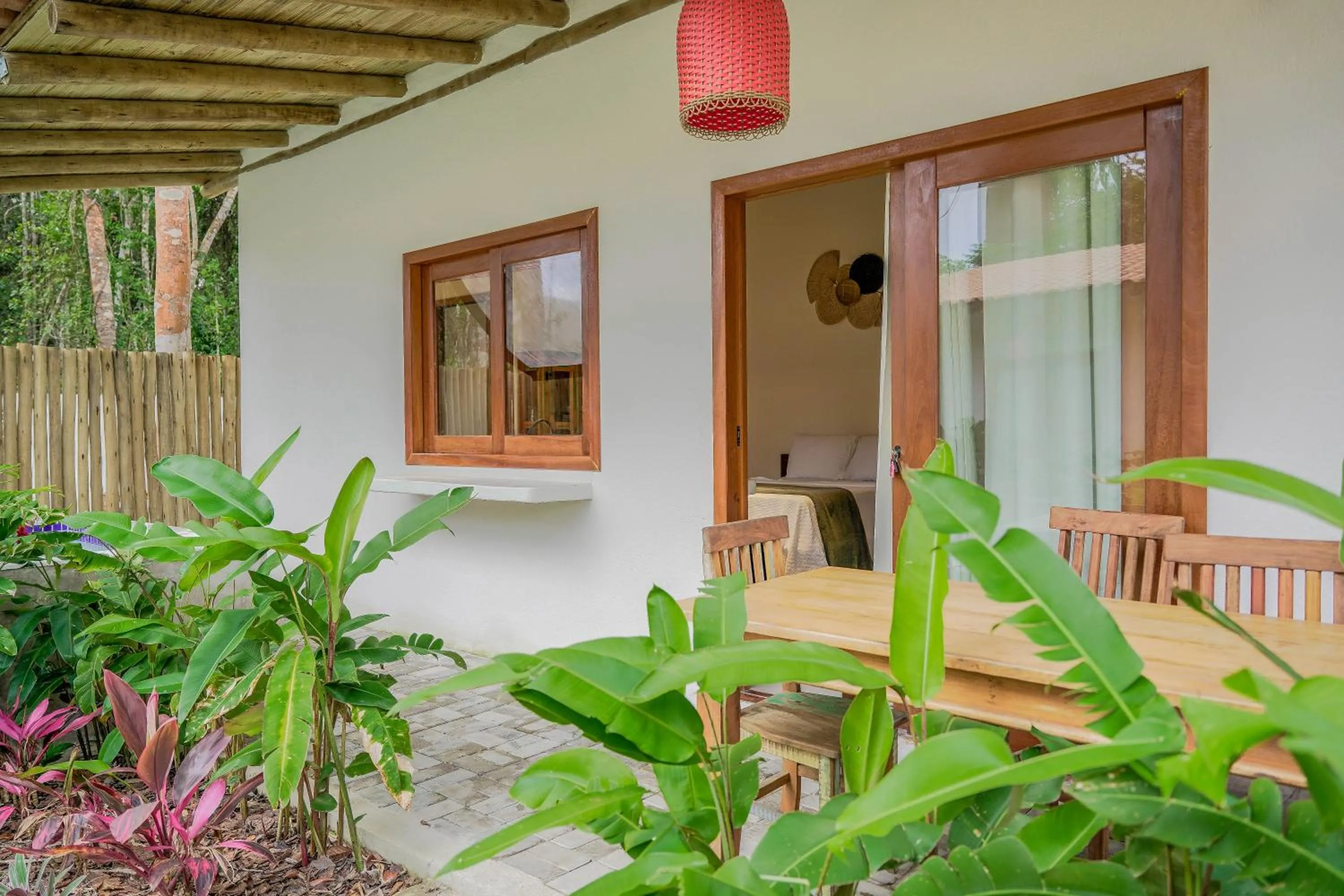 Patio in Pousada Vila Mangaba