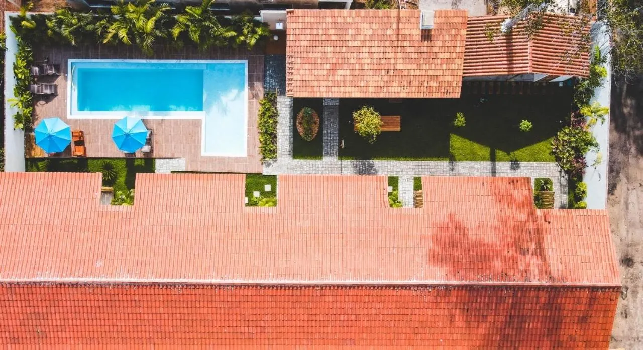 Pool view in Pousada Vila Mangaba