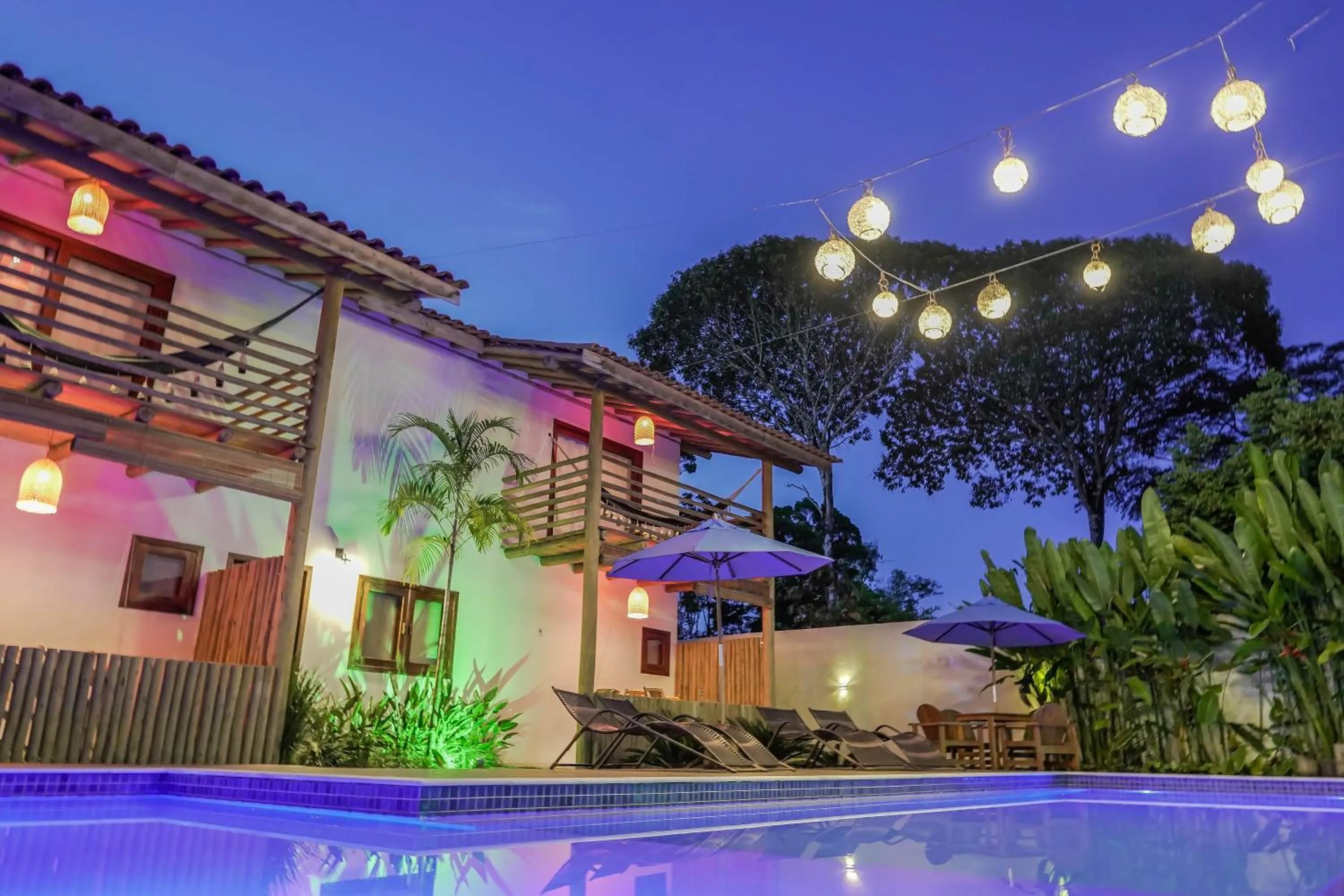 Night in Pousada Vila Mangaba