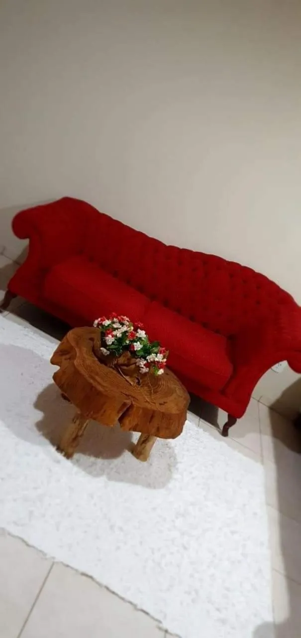 Seating area in Pousada Remanso do Rio Preto