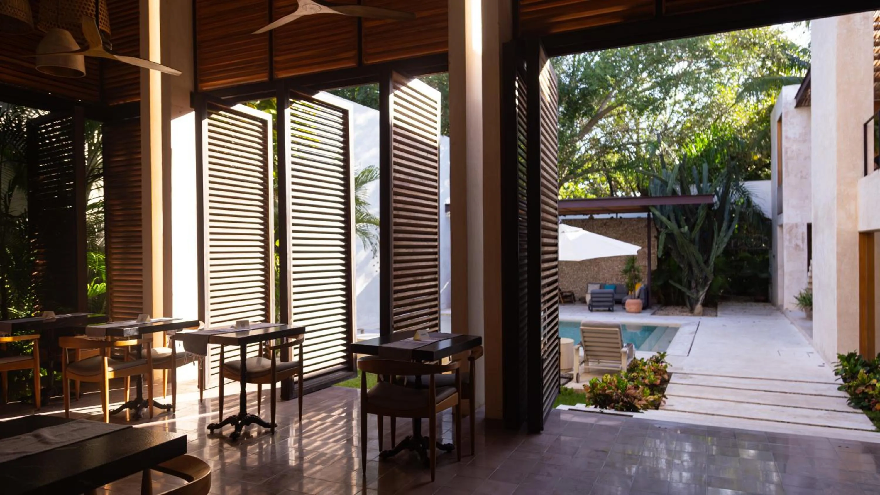 Dining area in DECU DOWNTOWN