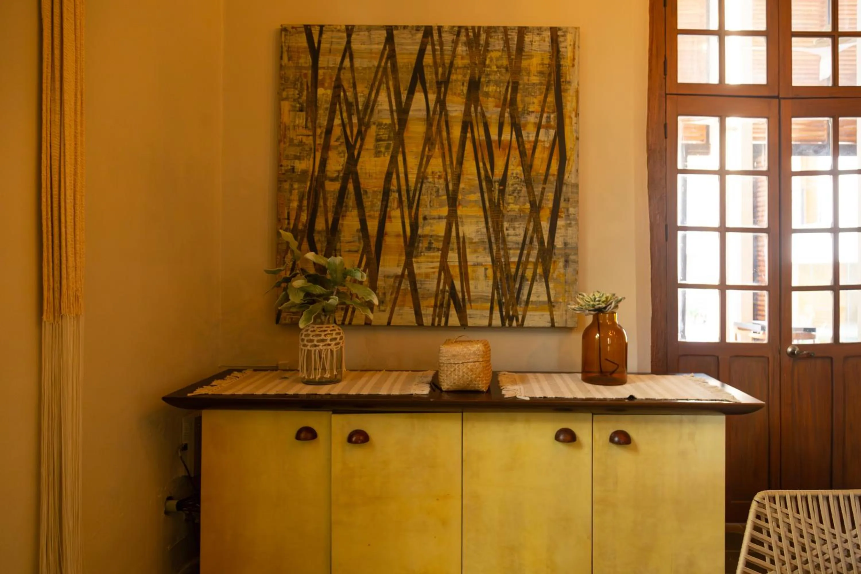 Dining area in DECU DOWNTOWN