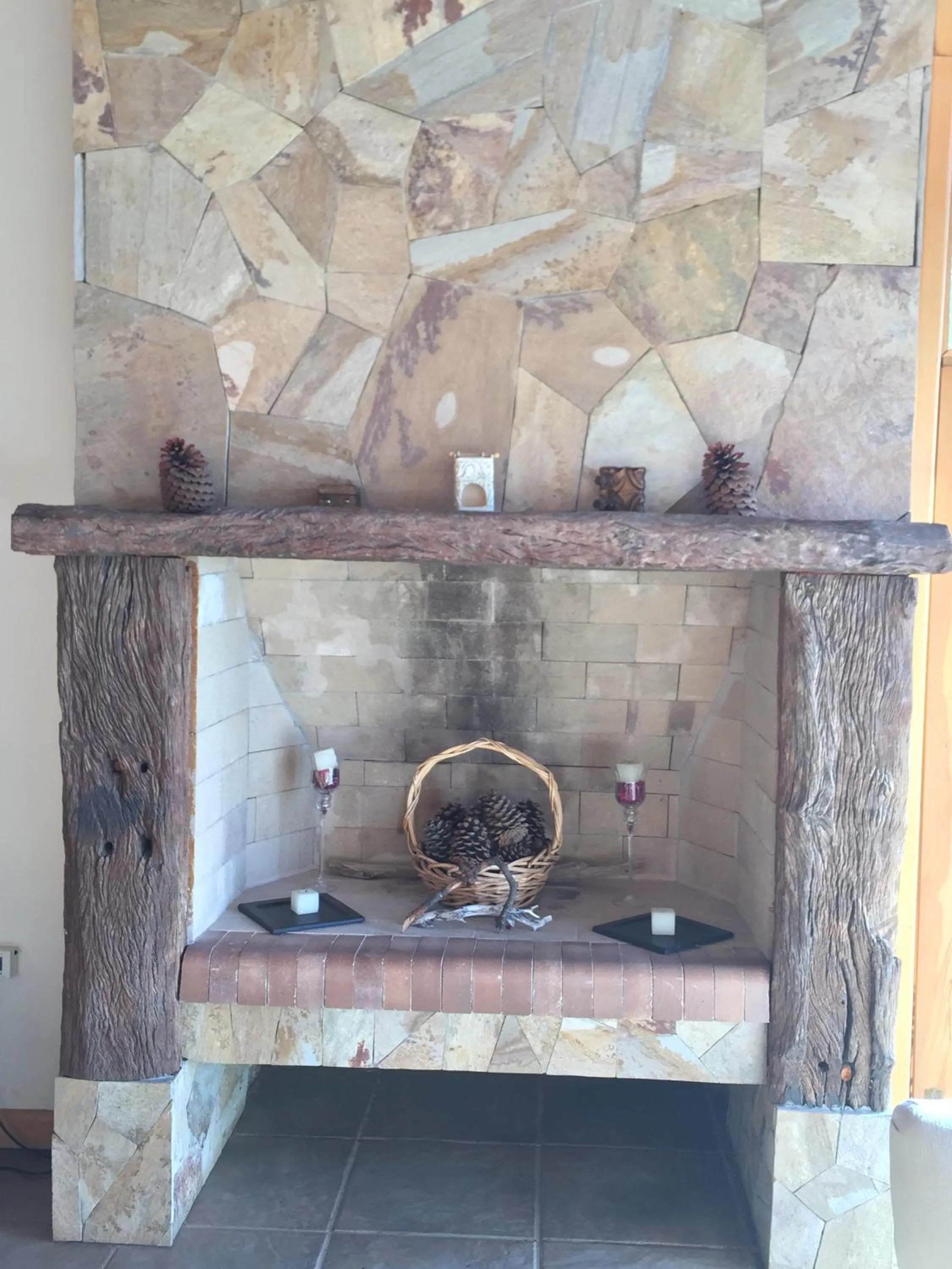 Living room in Hosteria Los Hielos