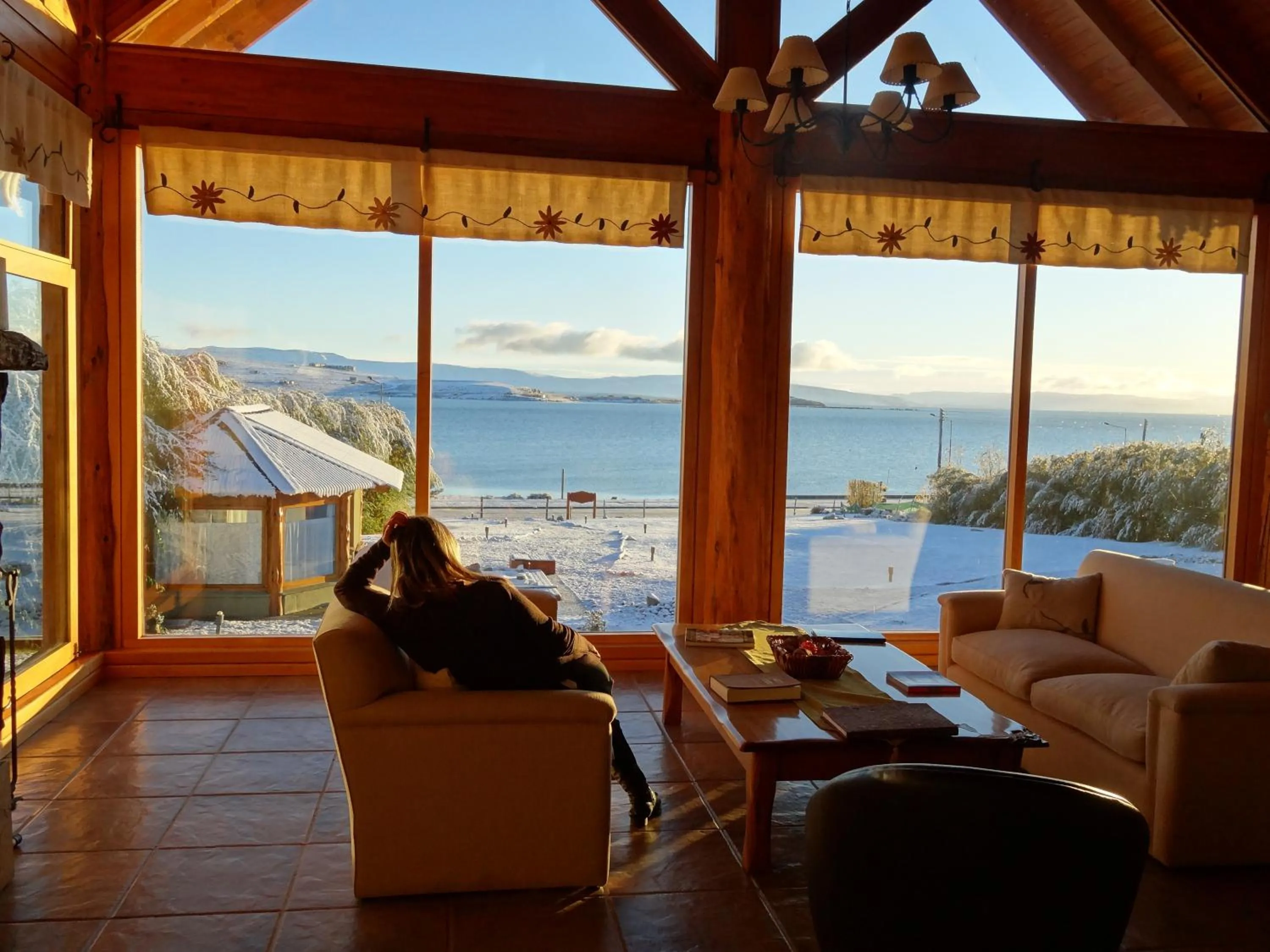 Sea view in Hosteria Los Hielos