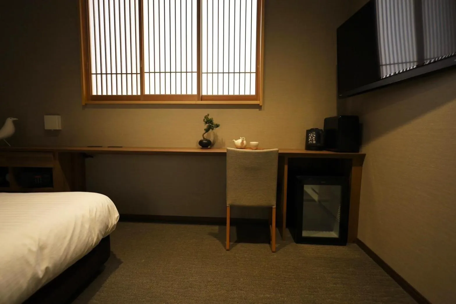 Bed in HOTEL CUORE Kyoto Shijo Omiya