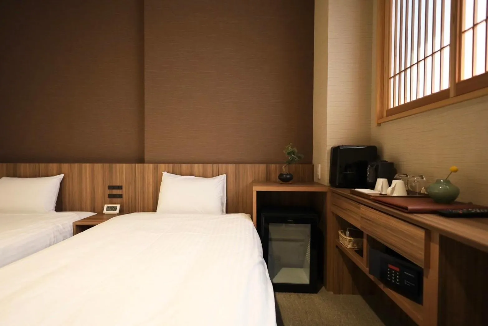 Bed in HOTEL CUORE Kyoto Shijo Omiya