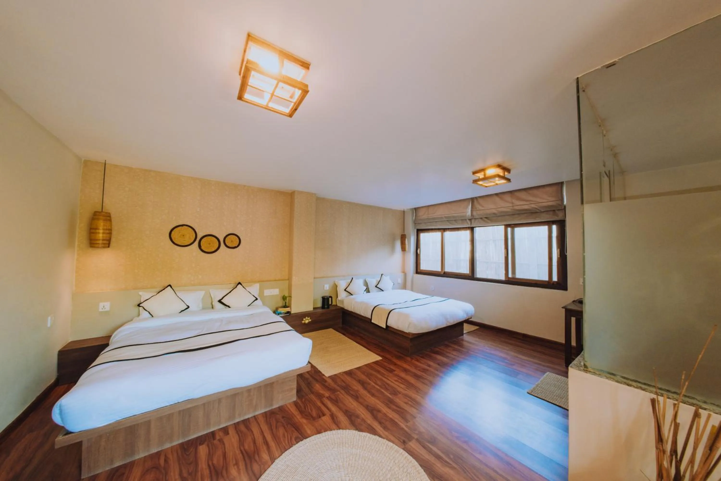 Bed in Machan Country Villa