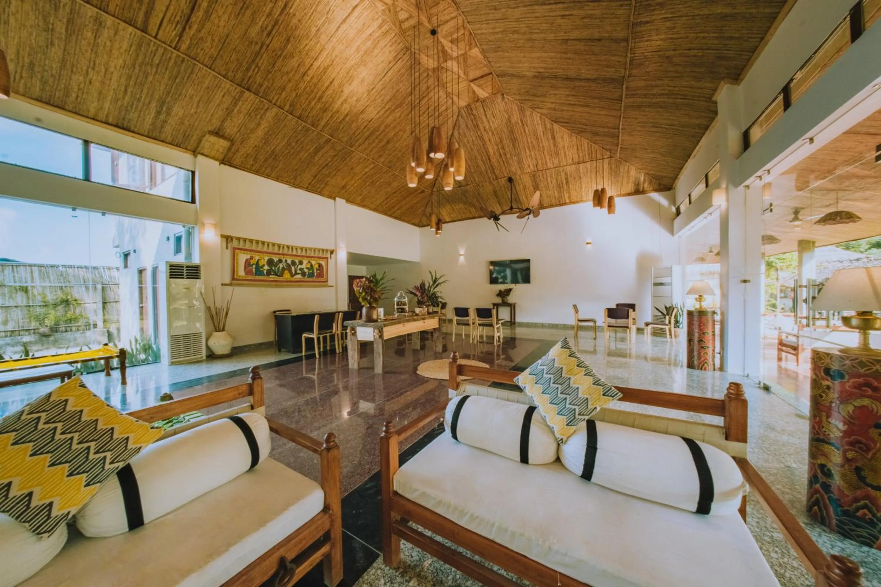 Seating area in Machan Country Villa