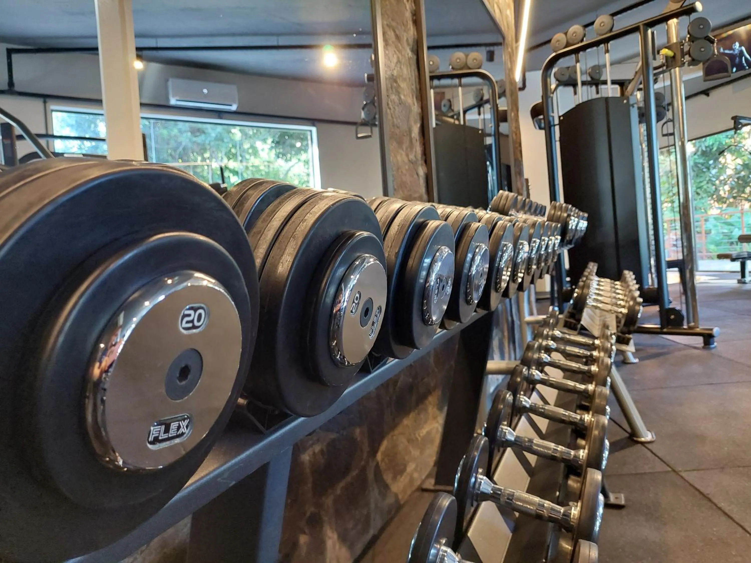 Fitness centre/facilities in Hotel Raices Esturion