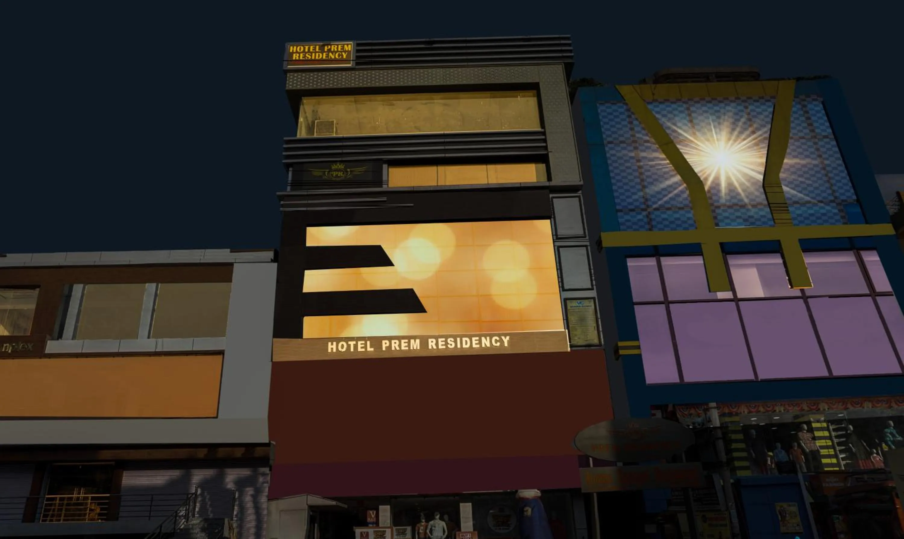 Property building in Hotel Prem Residency