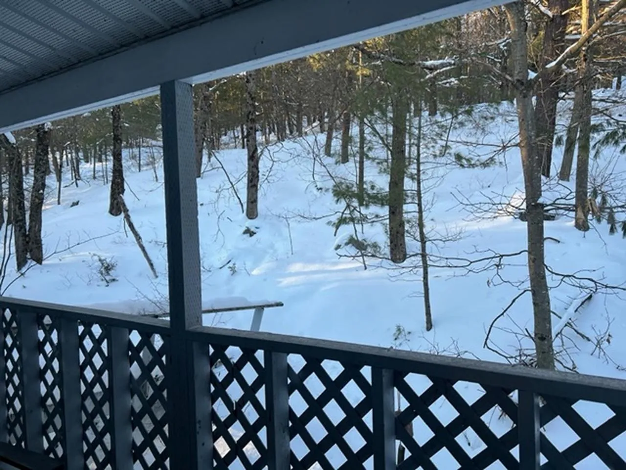 Balcony/Terrace in 3 Pines Lodge Muskoka