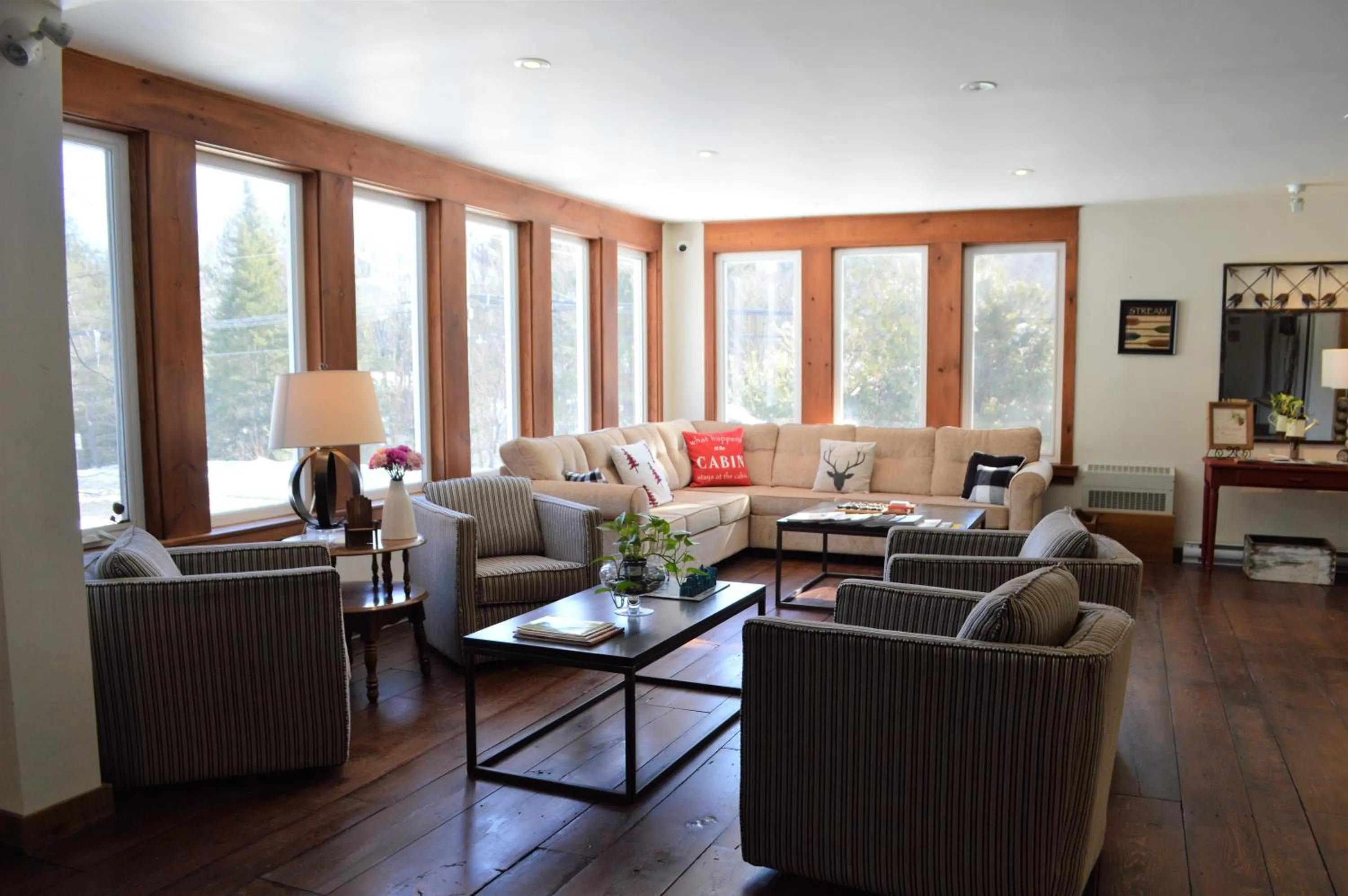 Lounge or bar in 3 Pines Lodge Muskoka