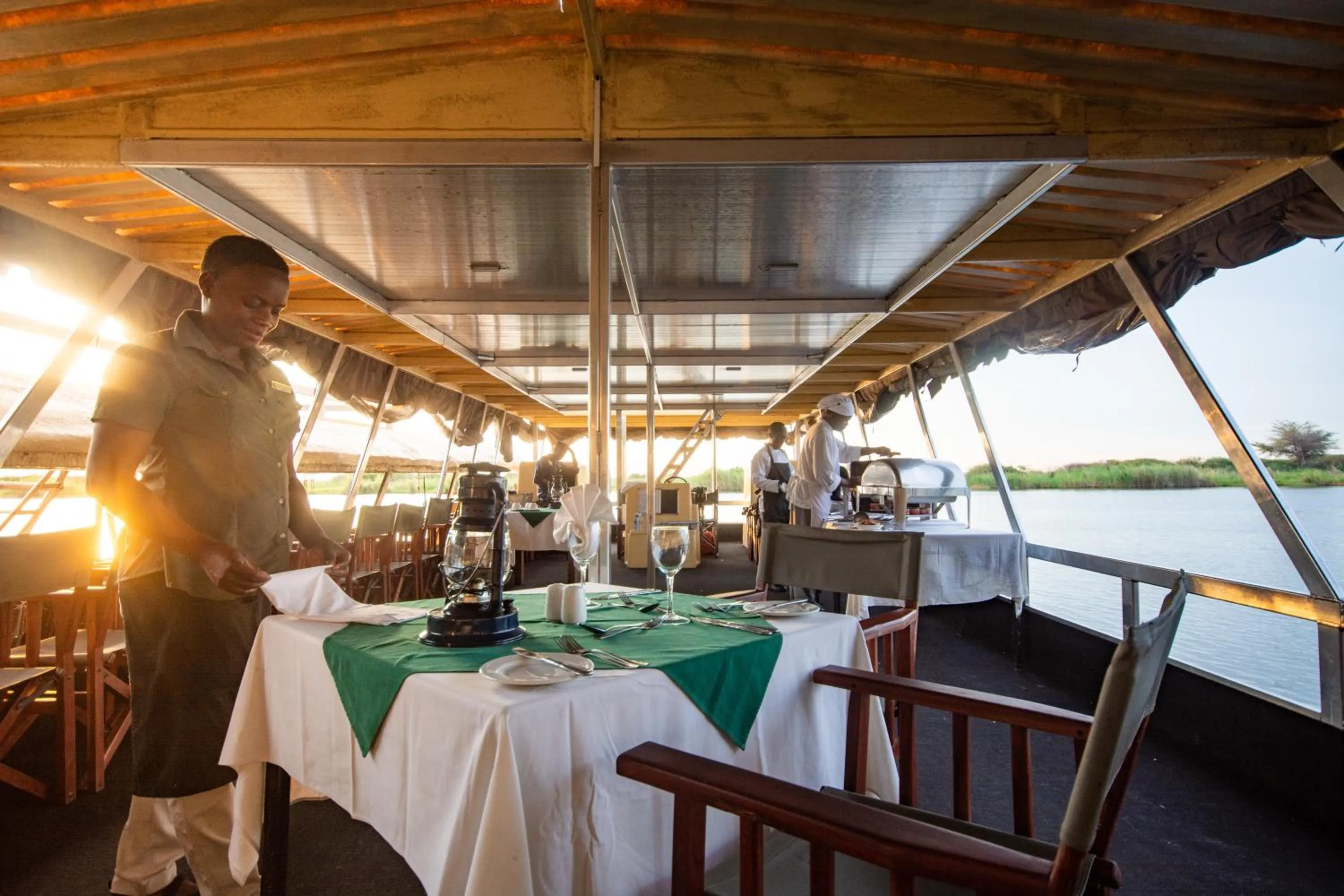 Restaurant/places to eat in The Chobe Safari Lodge