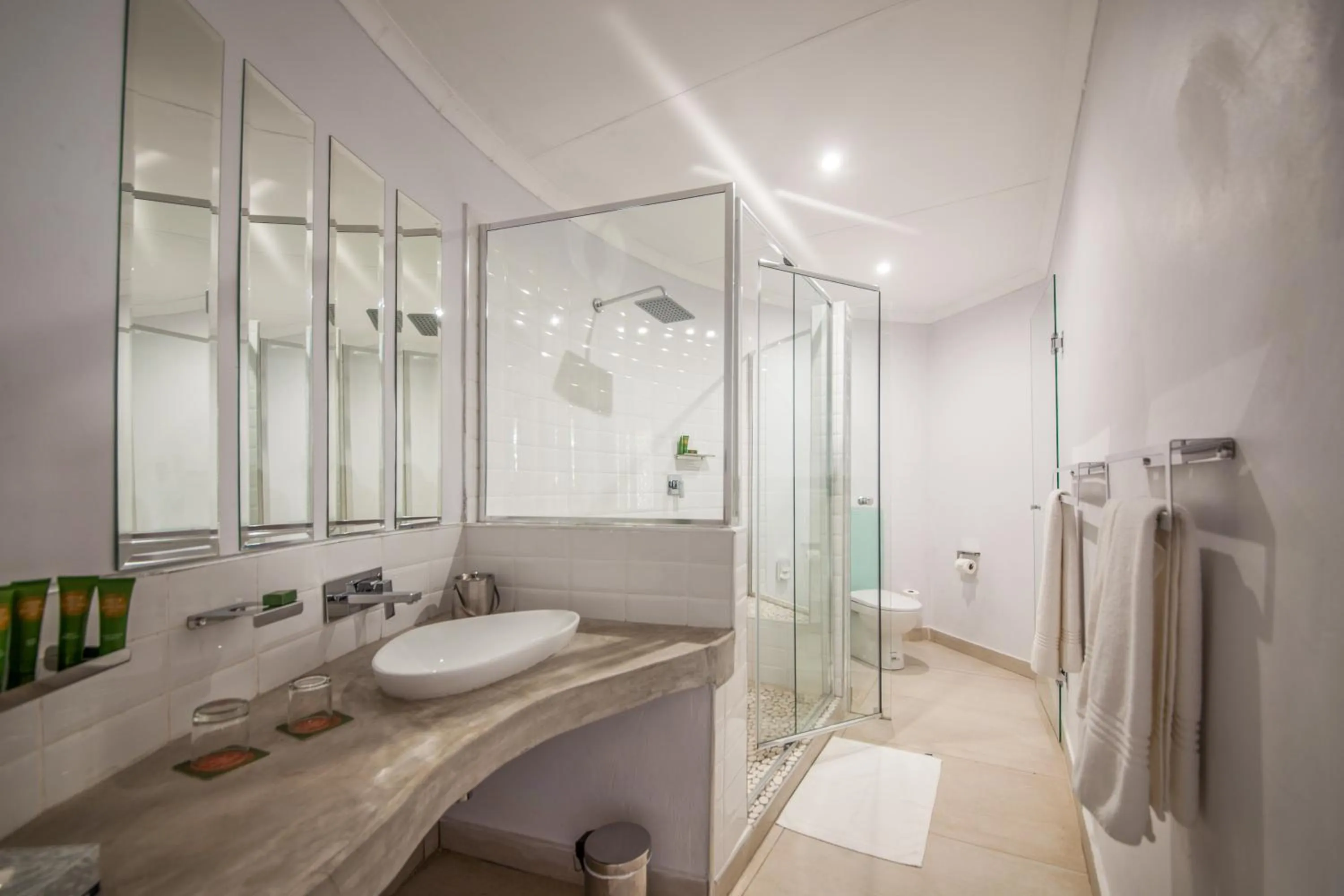 Shower in Chobe Safari Lodges