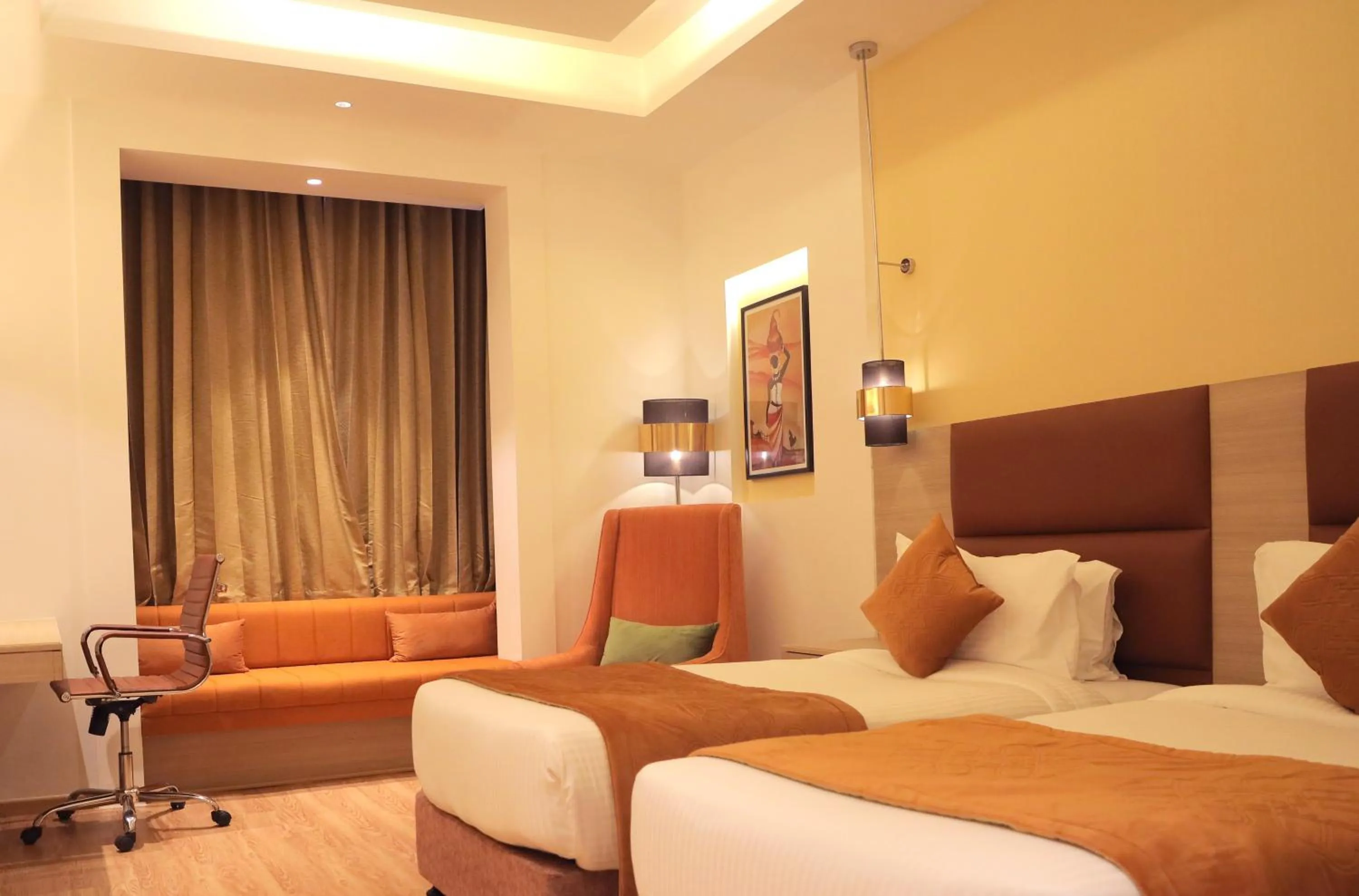 Photo of the whole room, Bed in Best Western Vrindavan