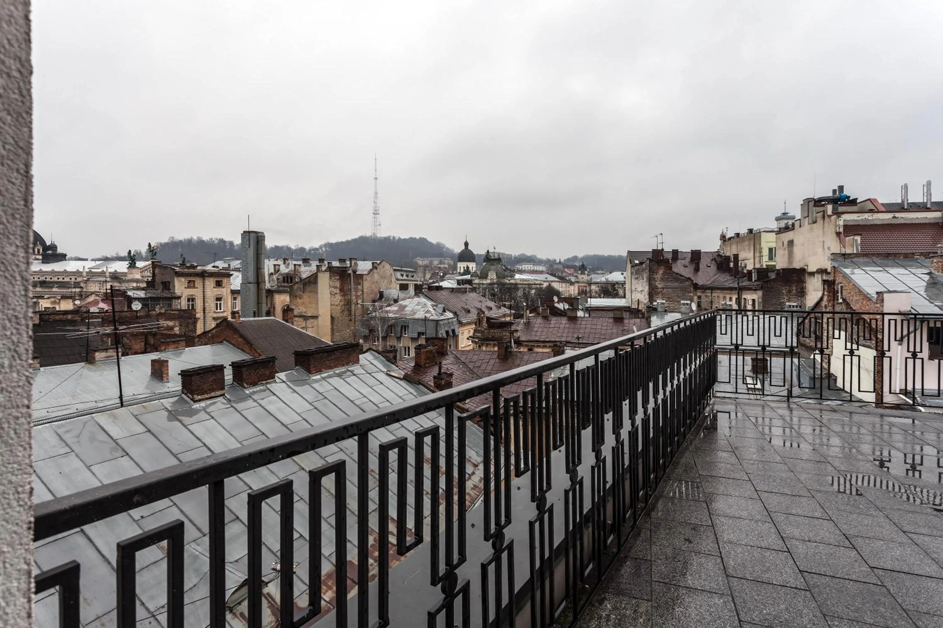 Balcony/Terrace in Rius Hotel Lviv