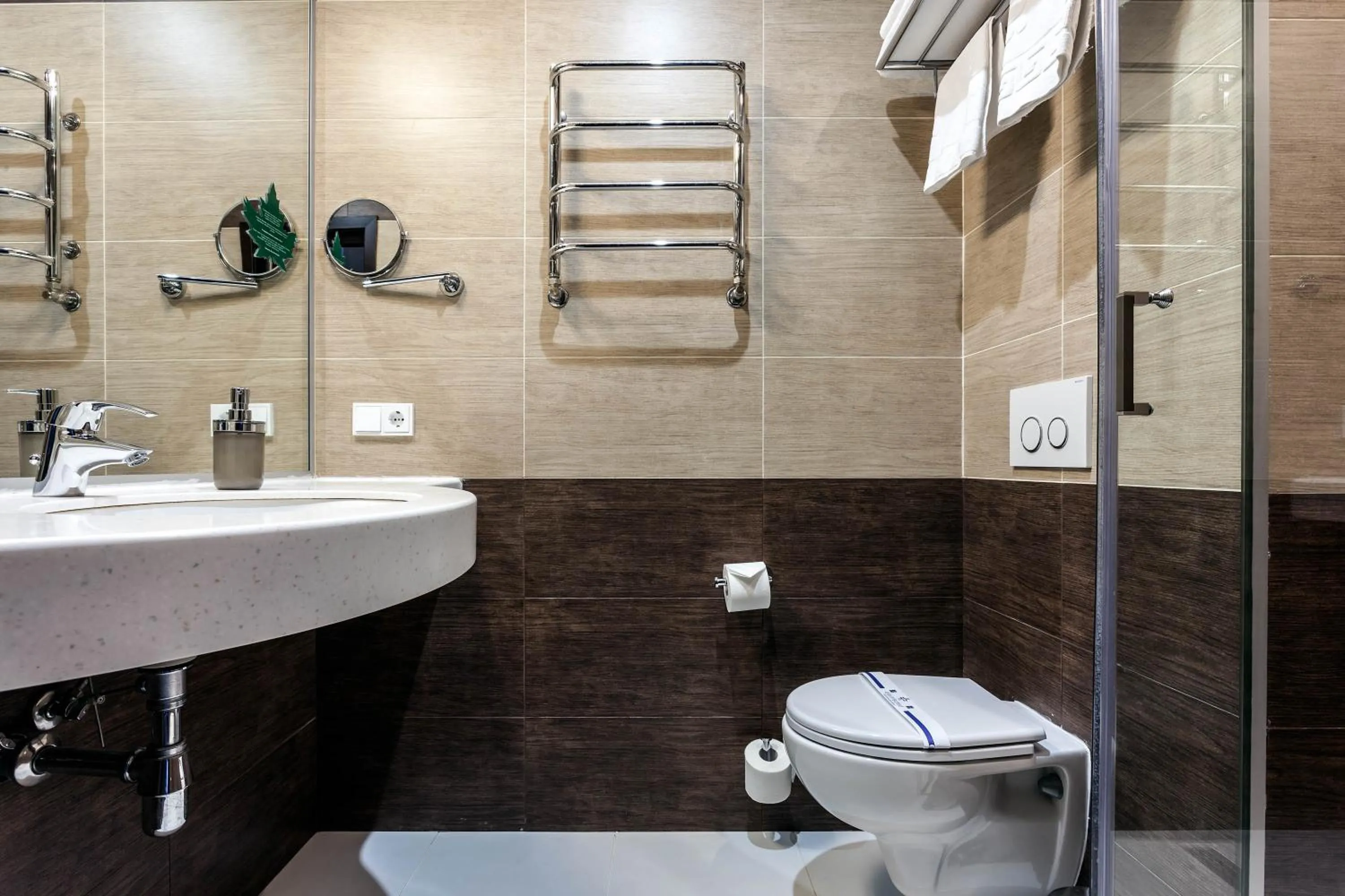 Bathroom in Rius Hotel Lviv