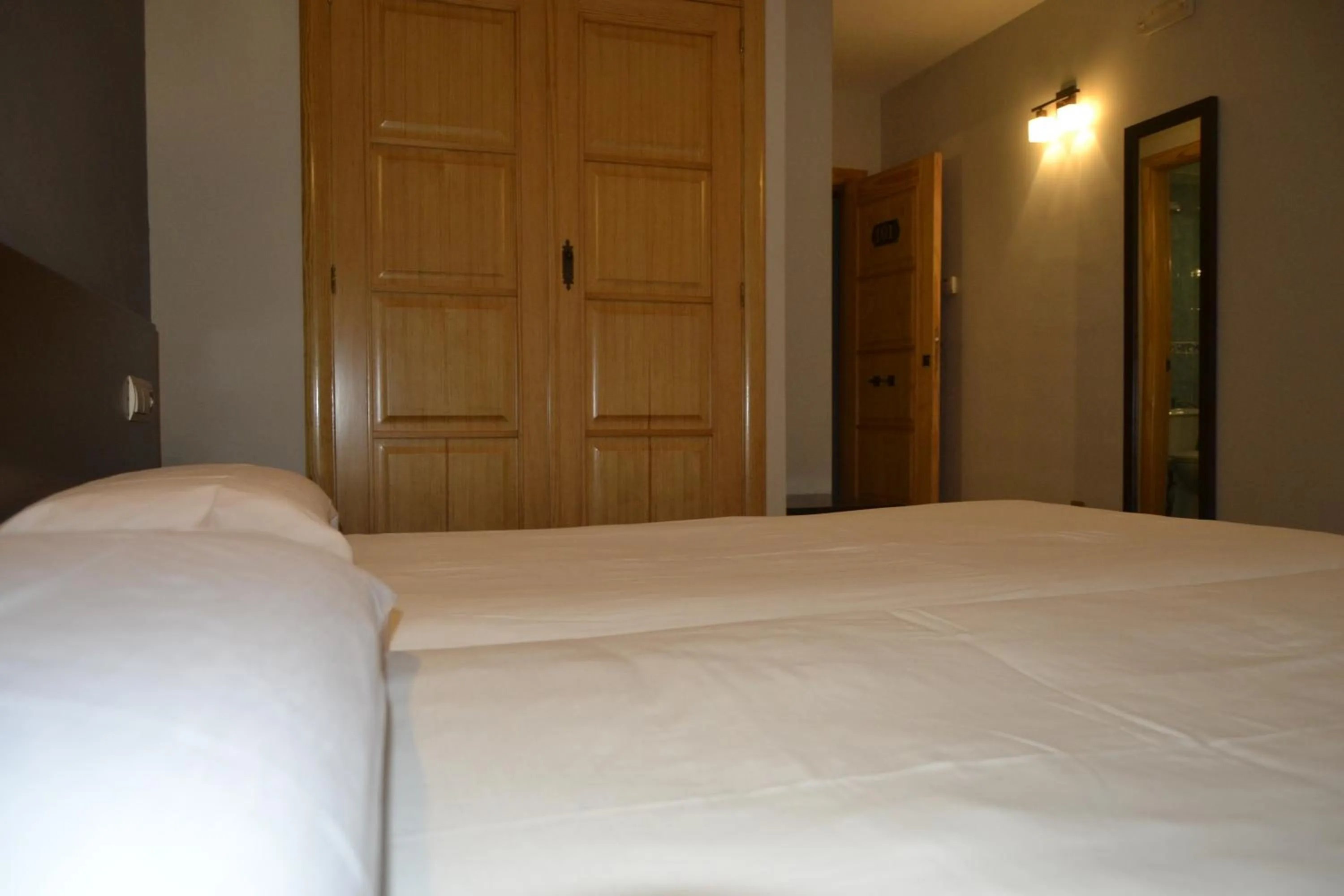 Bed in Hotel El Tratado