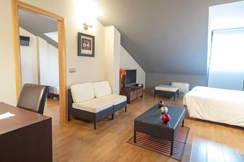 Seating area, Bed in Hotel El Tratado