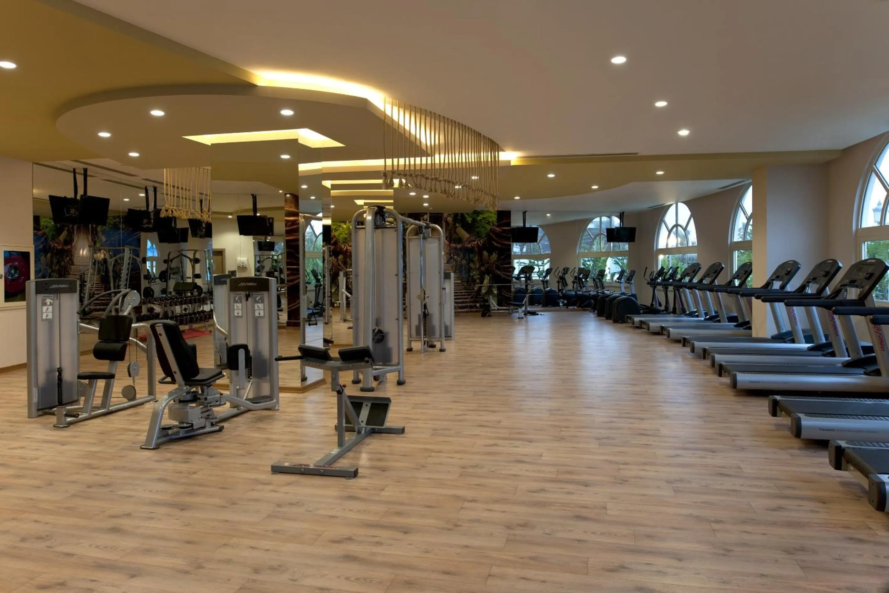 Fitness centre/facilities in Botanik Platinum Hotel