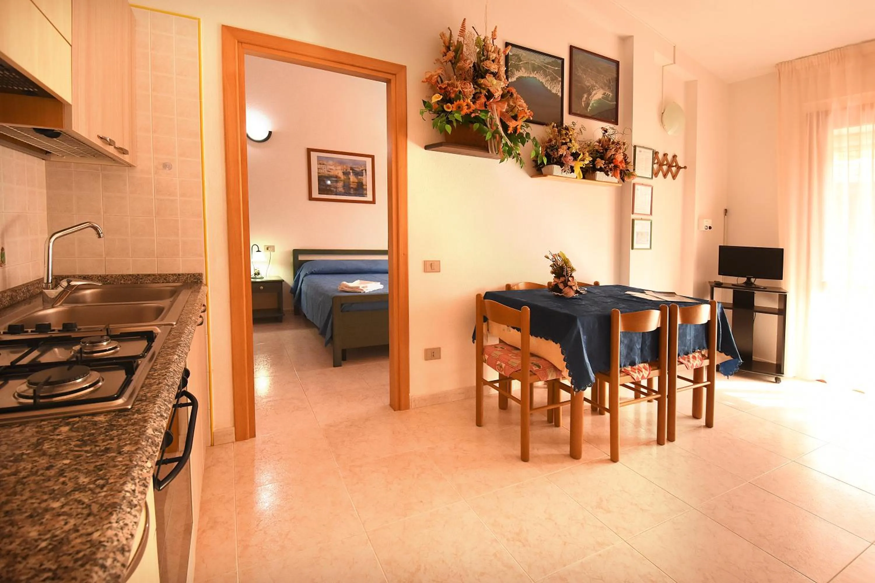 Kitchen or kitchenette in Residenza Le Due Palme