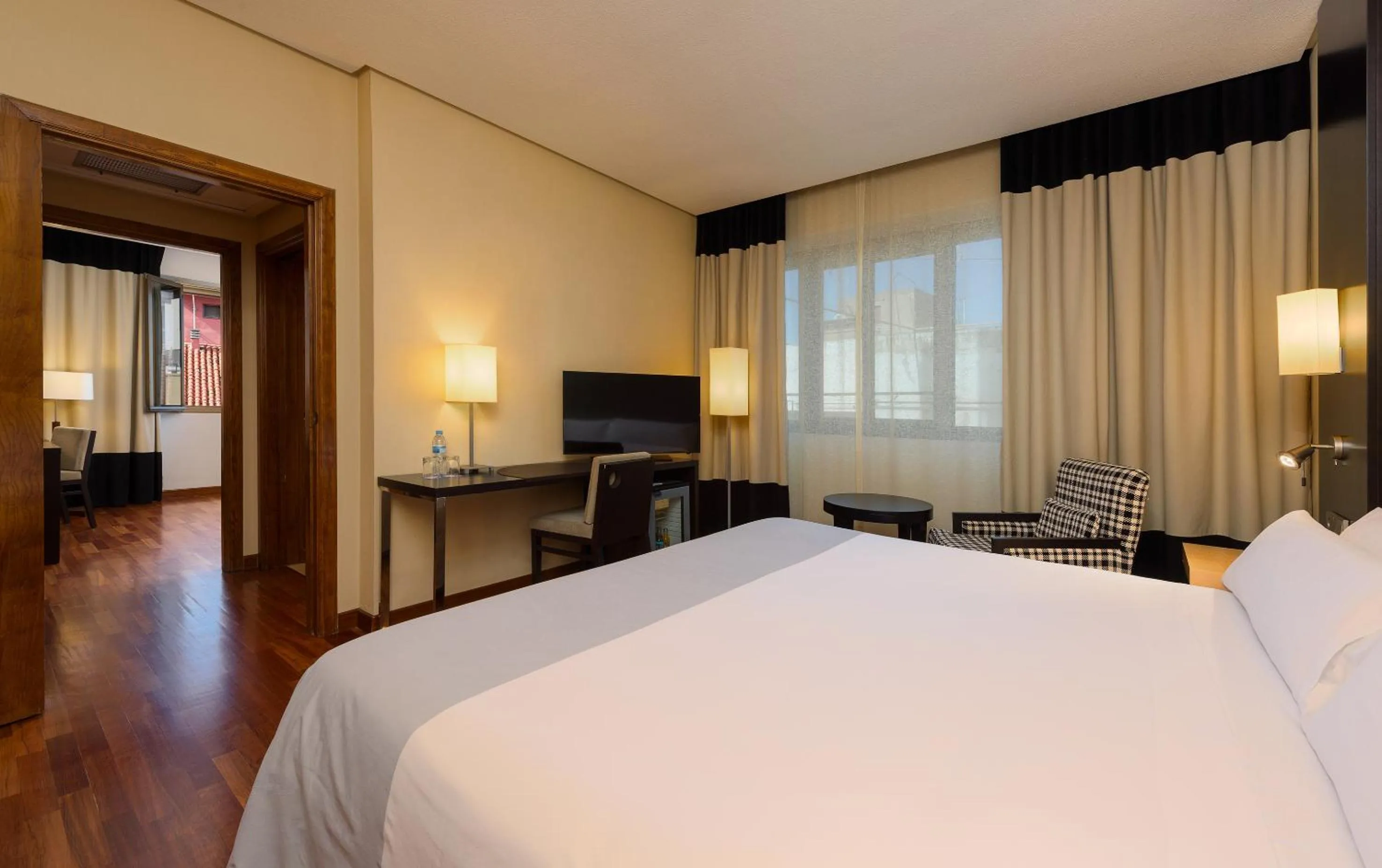 Bed in Hotel Murcia Rincón de Pepe Affiliated by Meliá