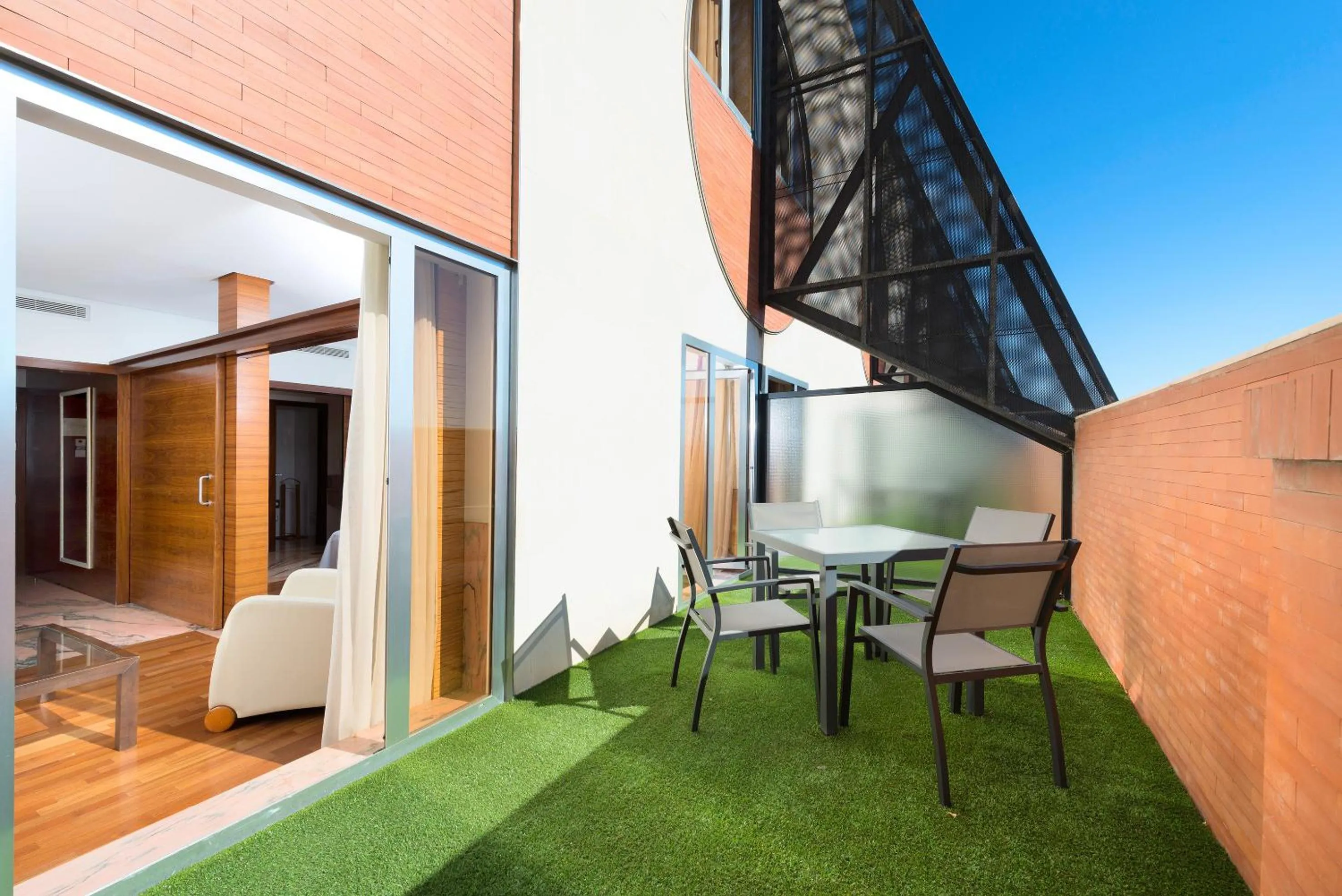 Balcony/Terrace in Hotel Murcia Rincón de Pepe Affiliated by Meliá