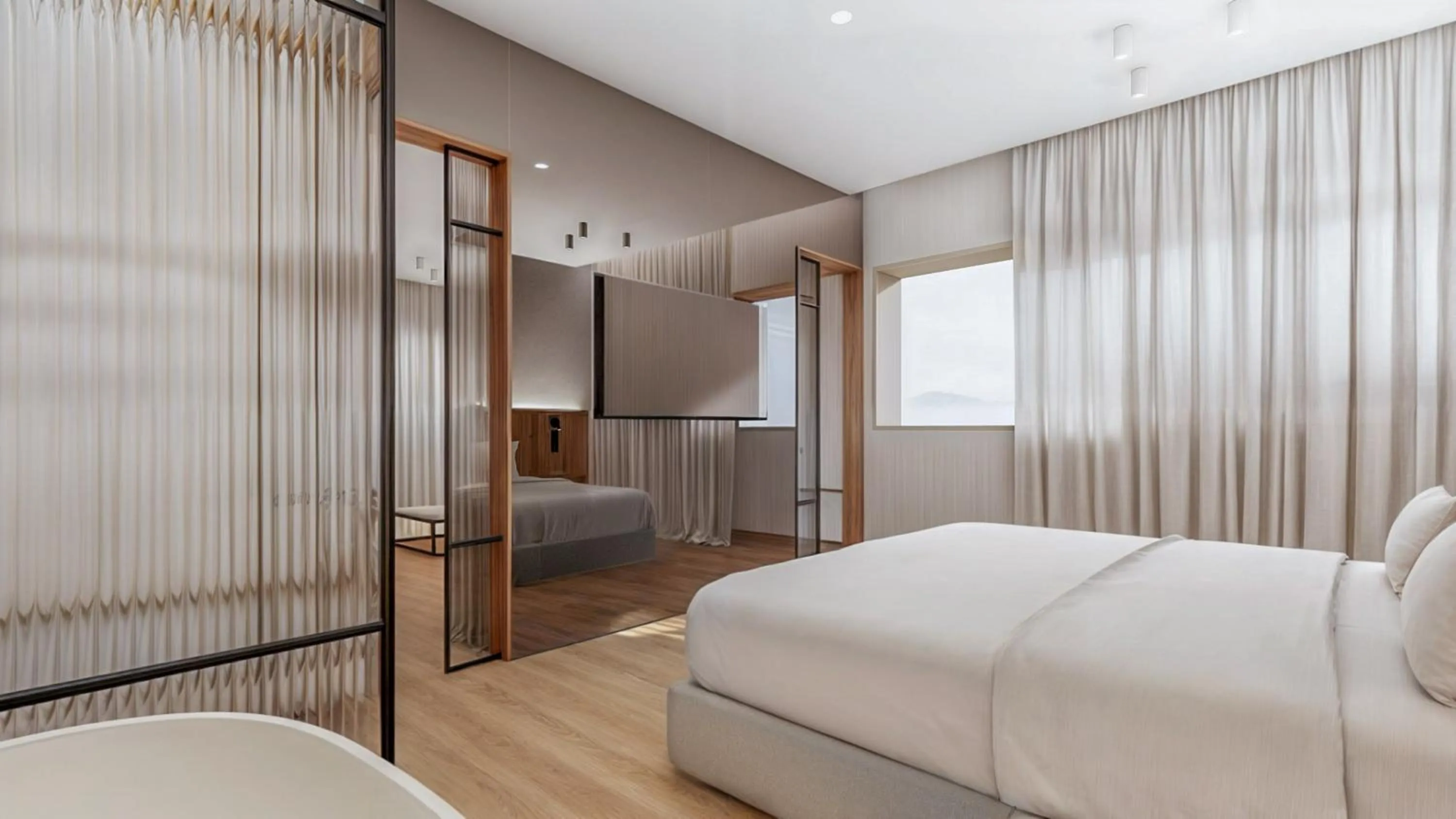 Bed in Hotel Murcia Rincón de Pepe Affiliated by Meliá