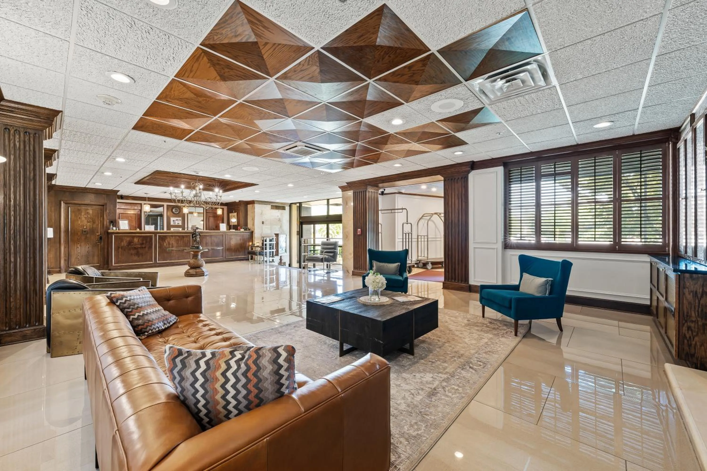 Lobby or reception in Hotel Phillips