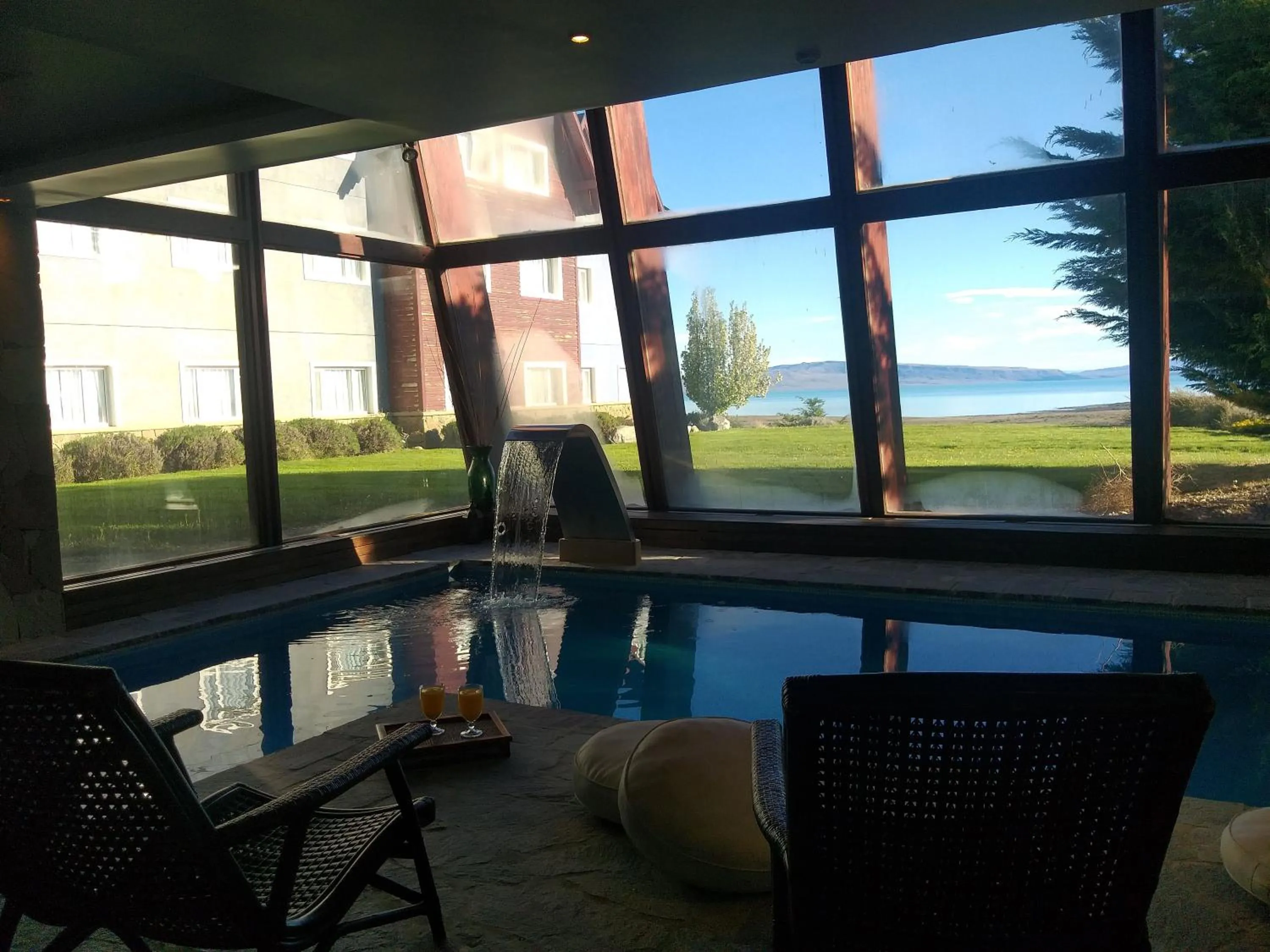 Pool view in Alto Calafate Hotel