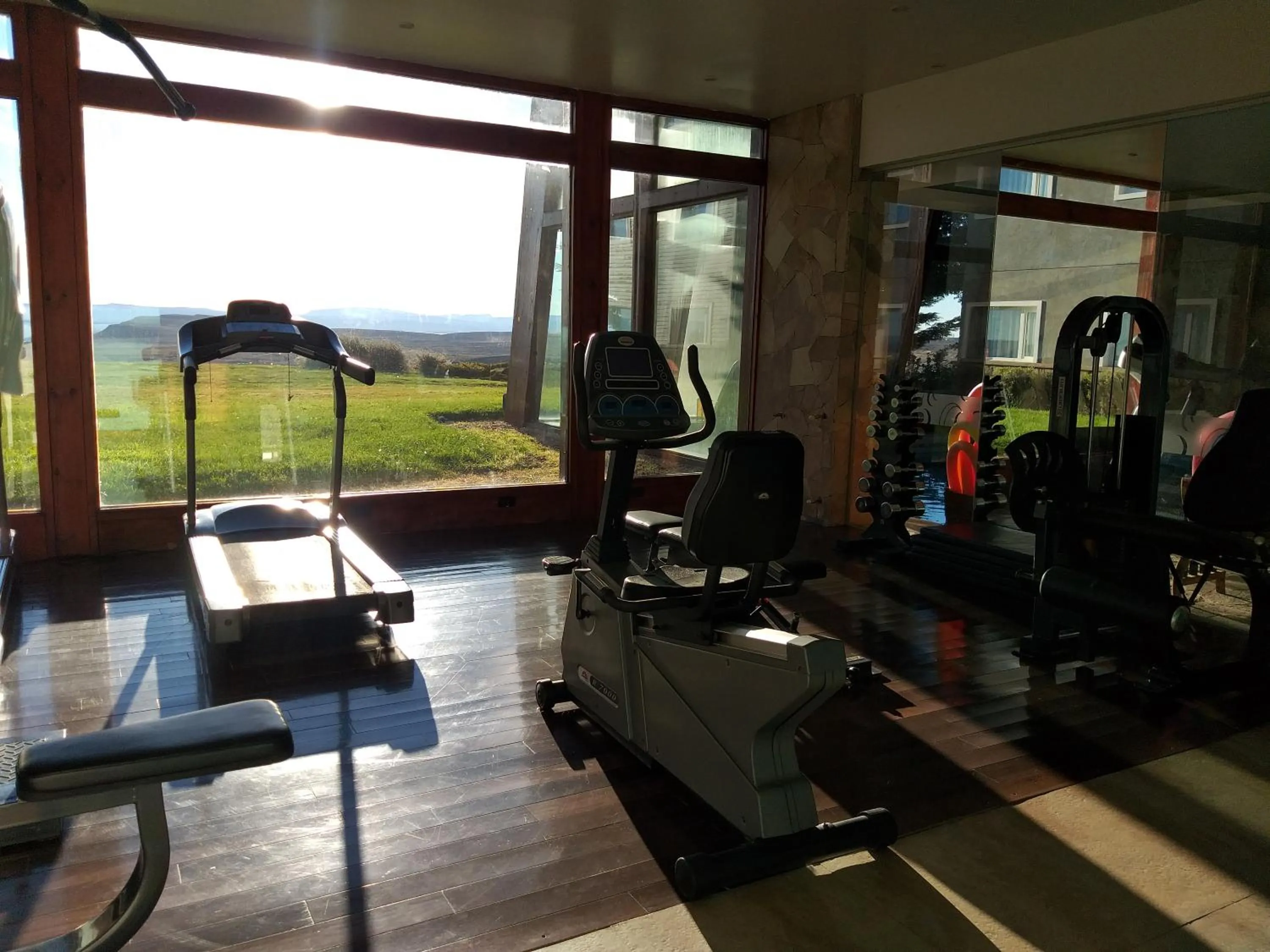 Fitness centre/facilities in Alto Calafate Hotel