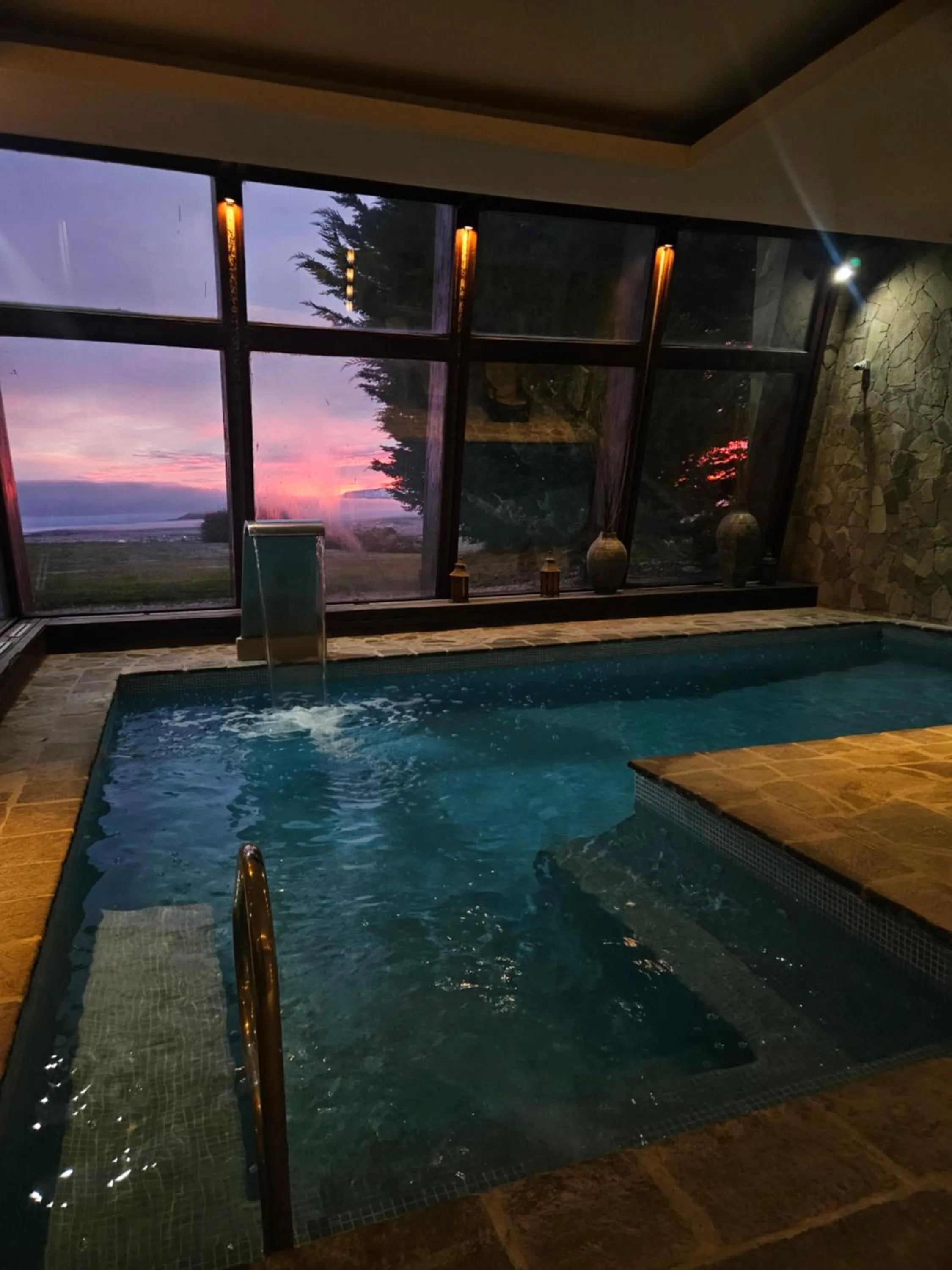 Pool view in Alto Calafate Hotel