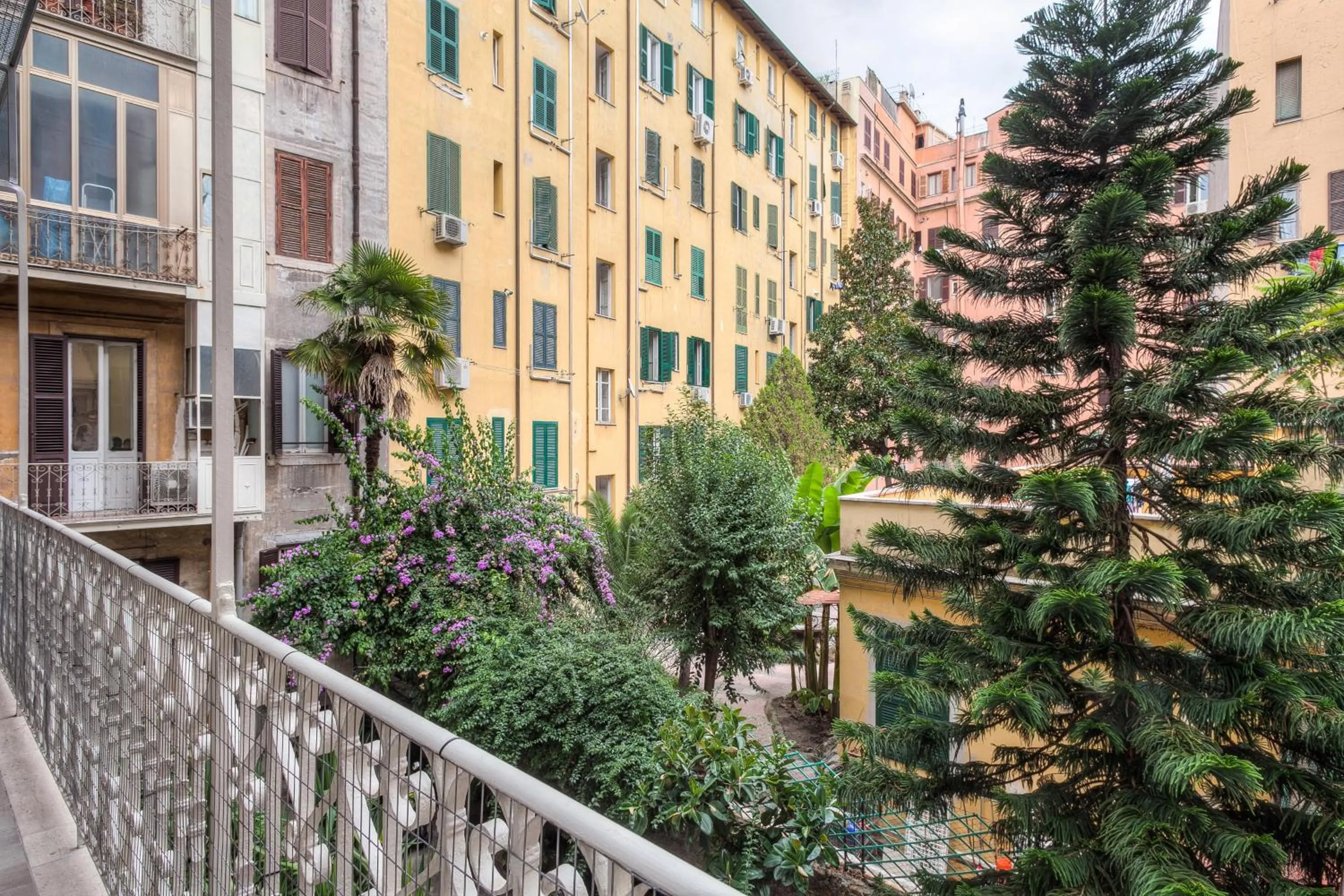 Garden view in Otium Maecenatis Apartments