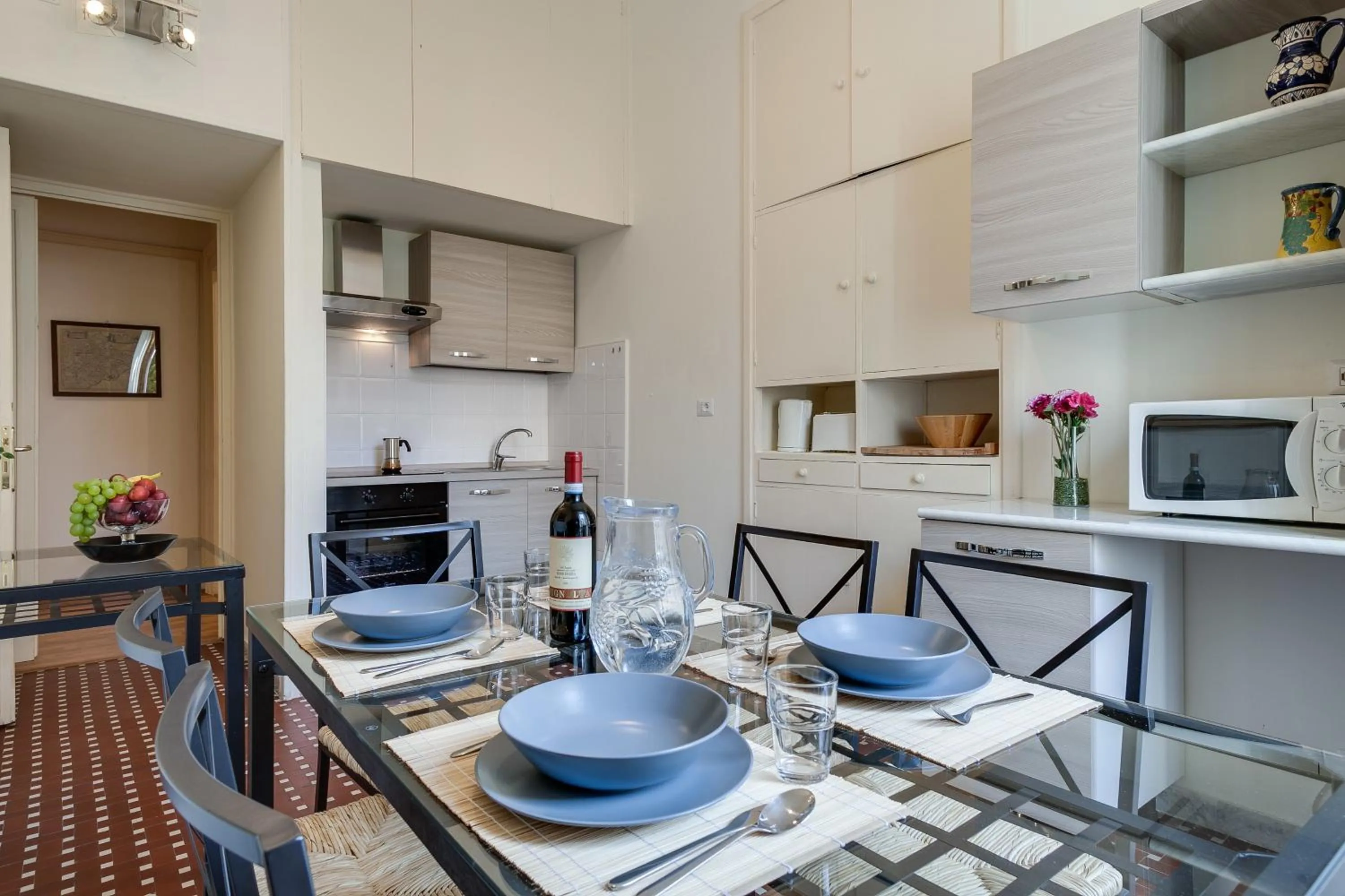 Kitchen or kitchenette in Otium Maecenatis Apartments