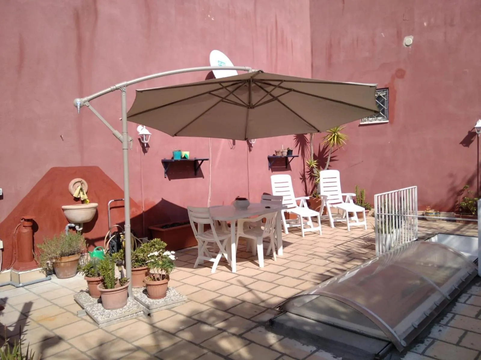 Balcony/Terrace in A Casa di Monica