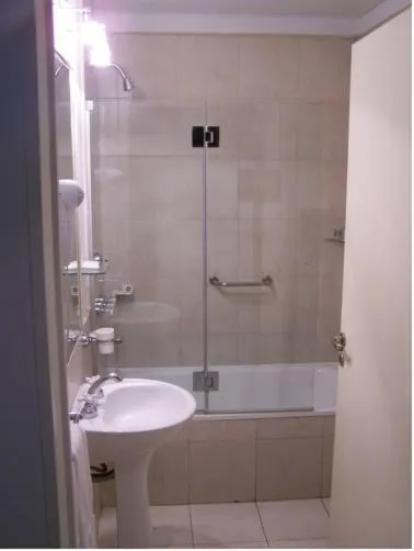 Shower in Piccaluga Apartments