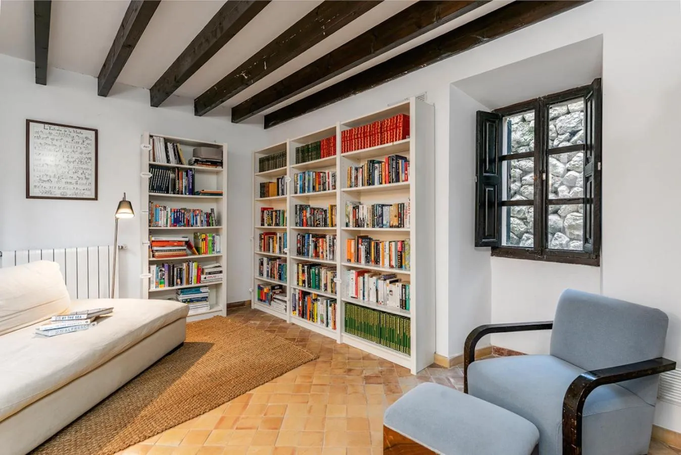 Library in Finca Son Arnau