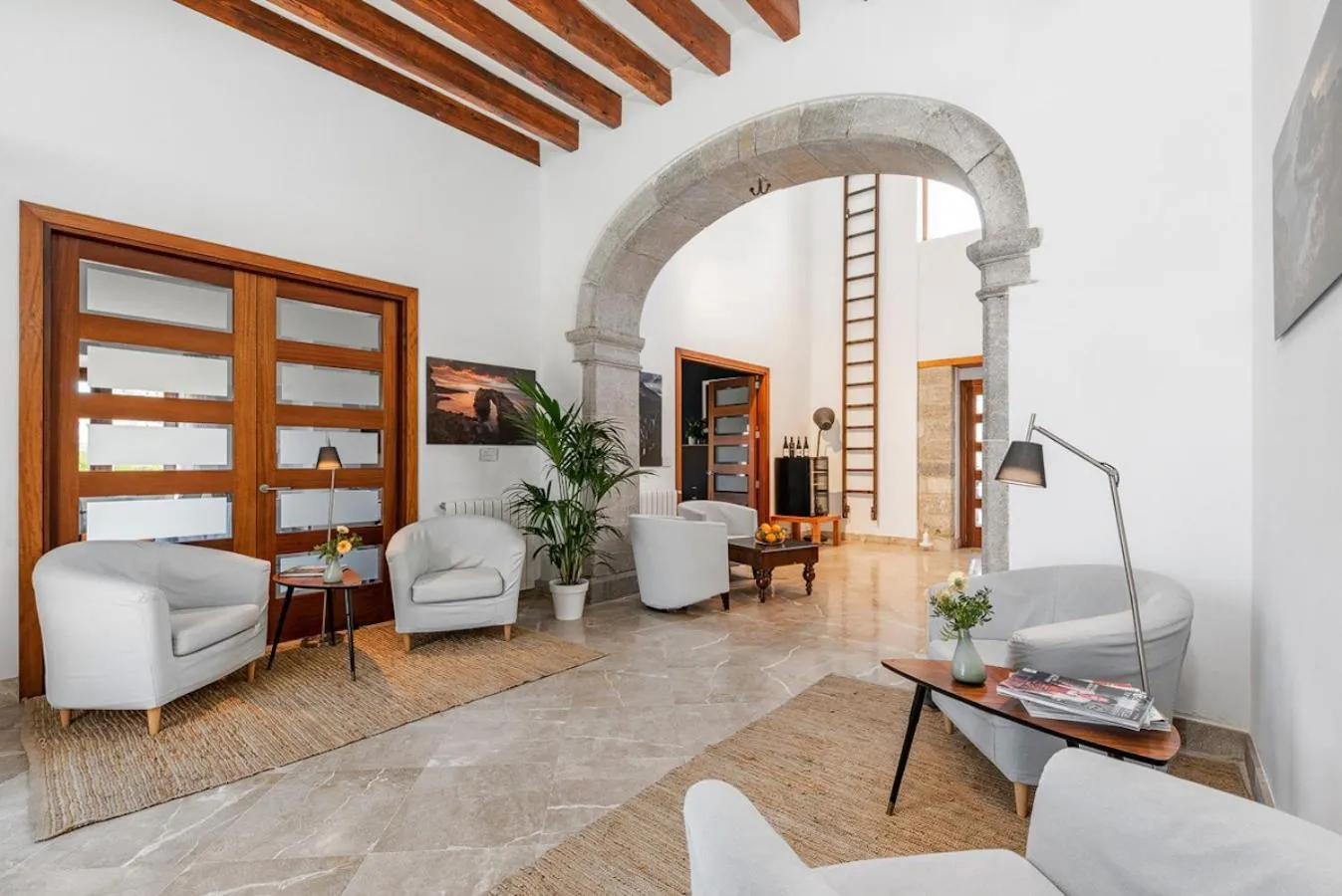 Lobby or reception in Finca Son Arnau